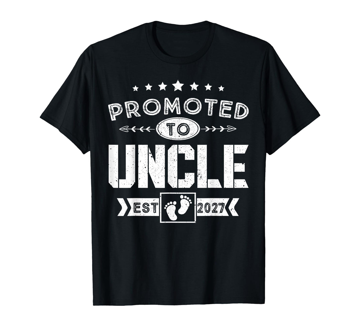 Promoted To Grandpa Est 2027 New Dad T-Shirt - Fun Novelty Design Unisex - T-Shirt, Sweatshirt, Hoodie