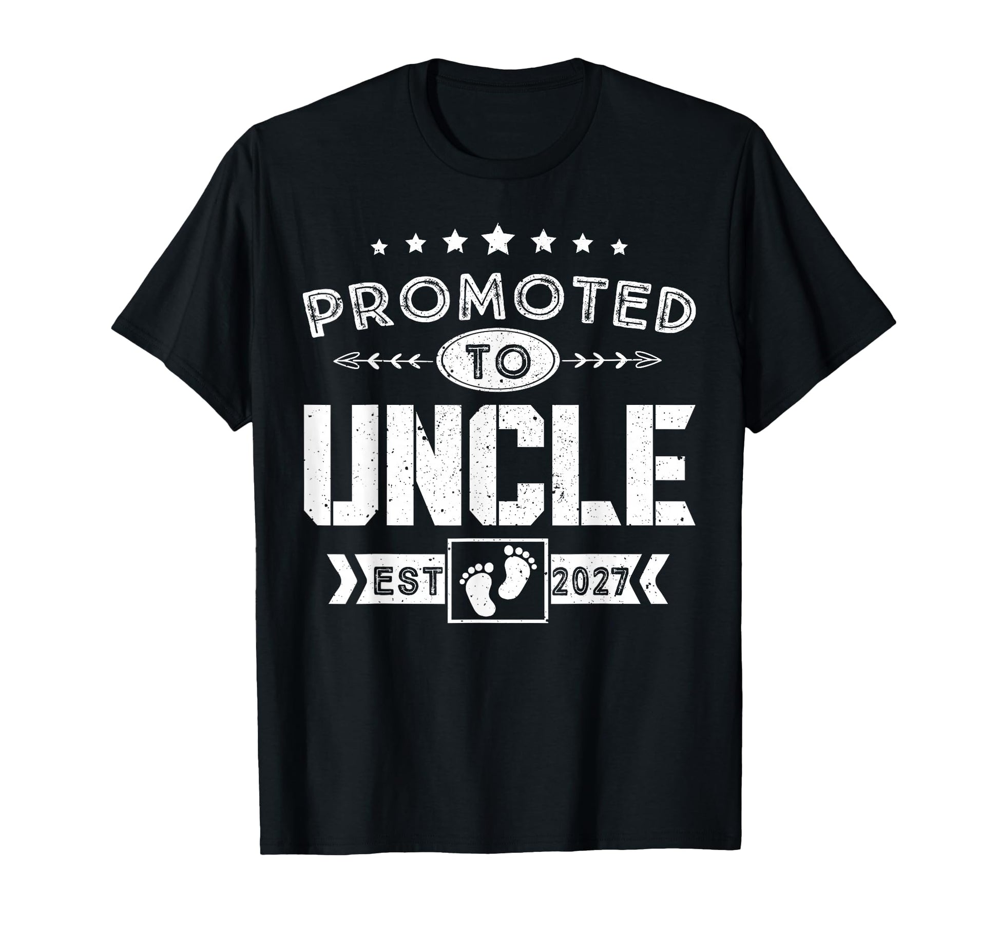 Promoted To Grandpa Est 2027 New Dad T-Shirt - Fun Novelty Design Unisex - T-Shirt, Sweatshirt, Hoodie