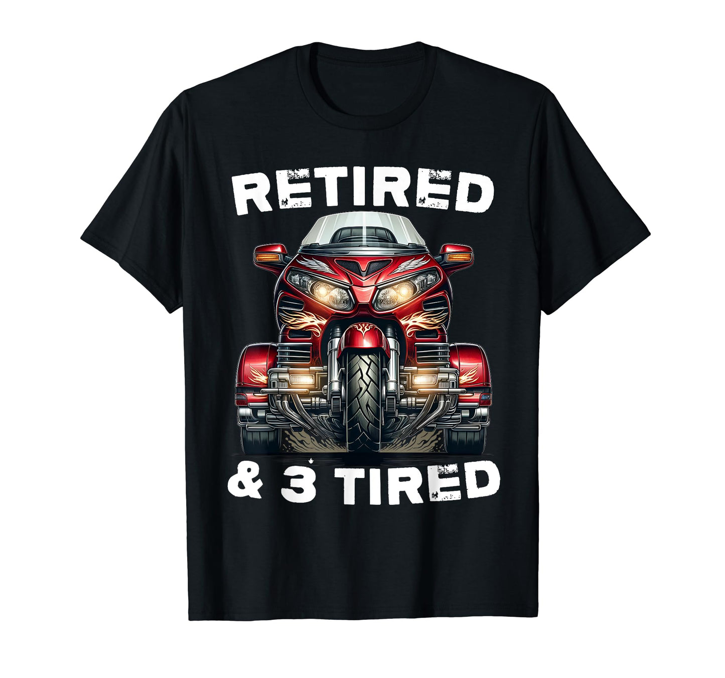 Retired Motorcycle Trike Grandpa 3 T-Shirt - Streetwear Style Men Women - T-Shirt, Sweatshirt, Hoodie