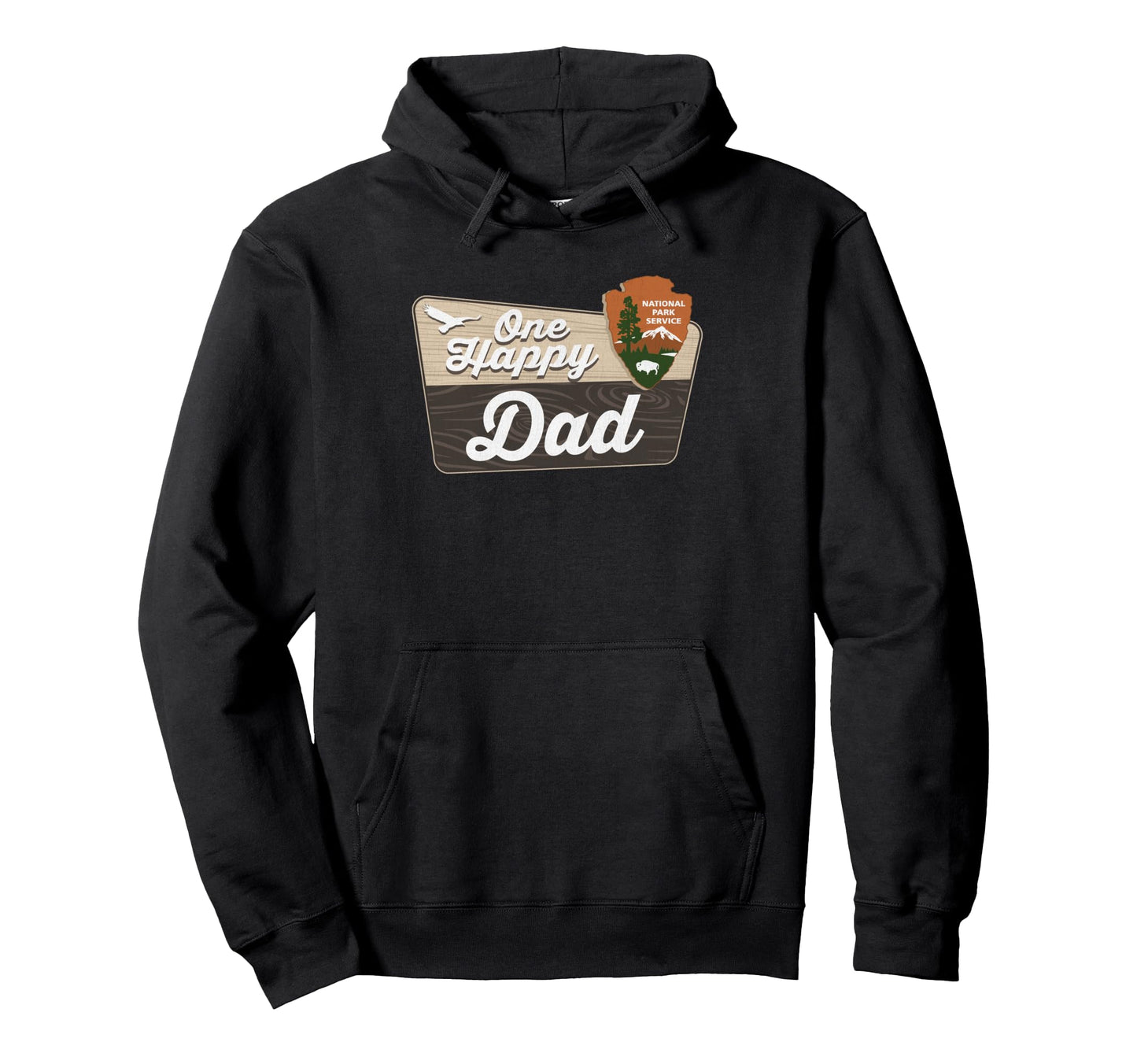 One Happy Dad Camper Matching Birthday Hoodie - Unique Graphic for Adults - T-Shirt, Sweatshirt, Hoodie
