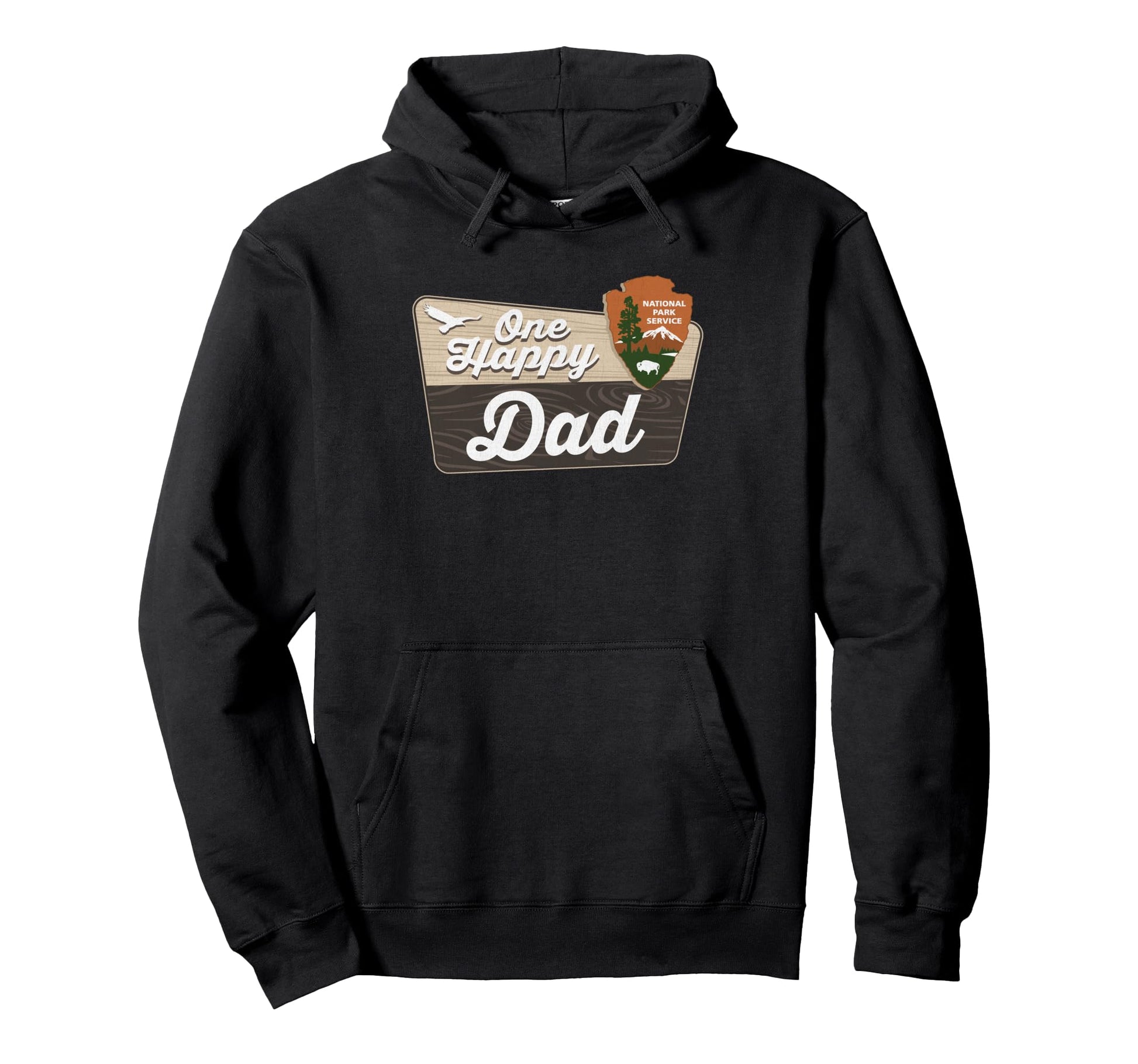 One Happy Dad Camper Matching Birthday Hoodie - Unique Graphic for Adults - T-Shirt, Sweatshirt, Hoodie