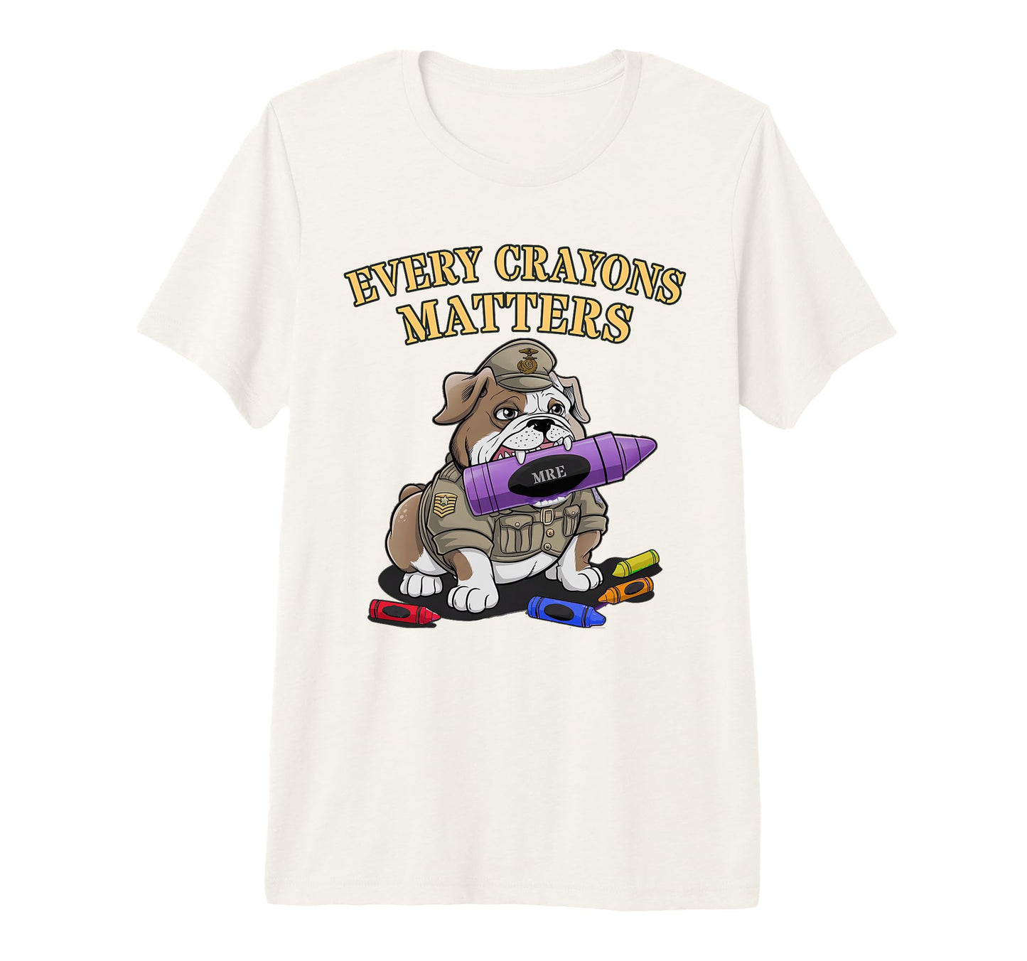 Funny Every Crayons Matters Soldier T-Shirt - Minimalist Print Unisex - T-Shirt, Sweatshirt, Hoodie