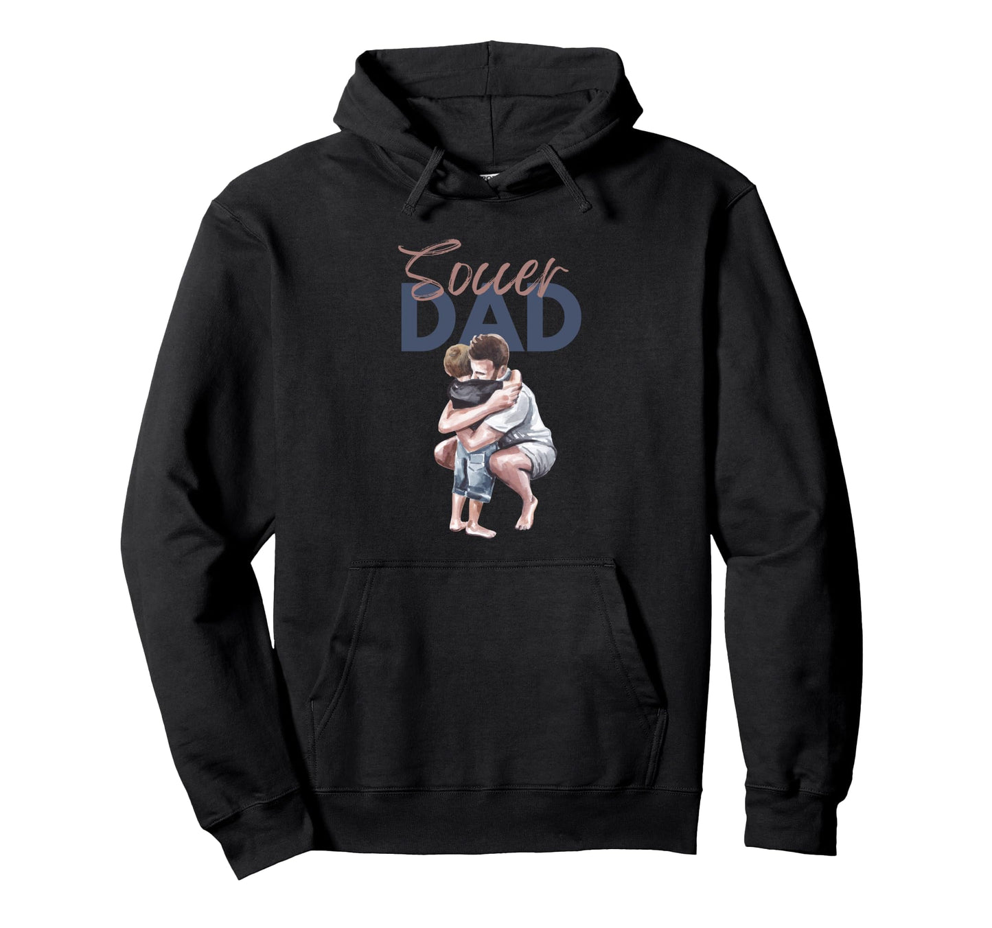 Soccer Dad Fathers Day Hoodie - Casual Everyday Wear Men Women - T-Shirt, Sweatshirt, Hoodie