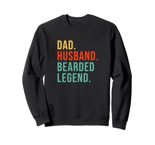 Beard Best Dad Husband Fathers Day Sweatshirt - Novelty Apparel Unisex - T-Shirt, Sweatshirt, Hoodie