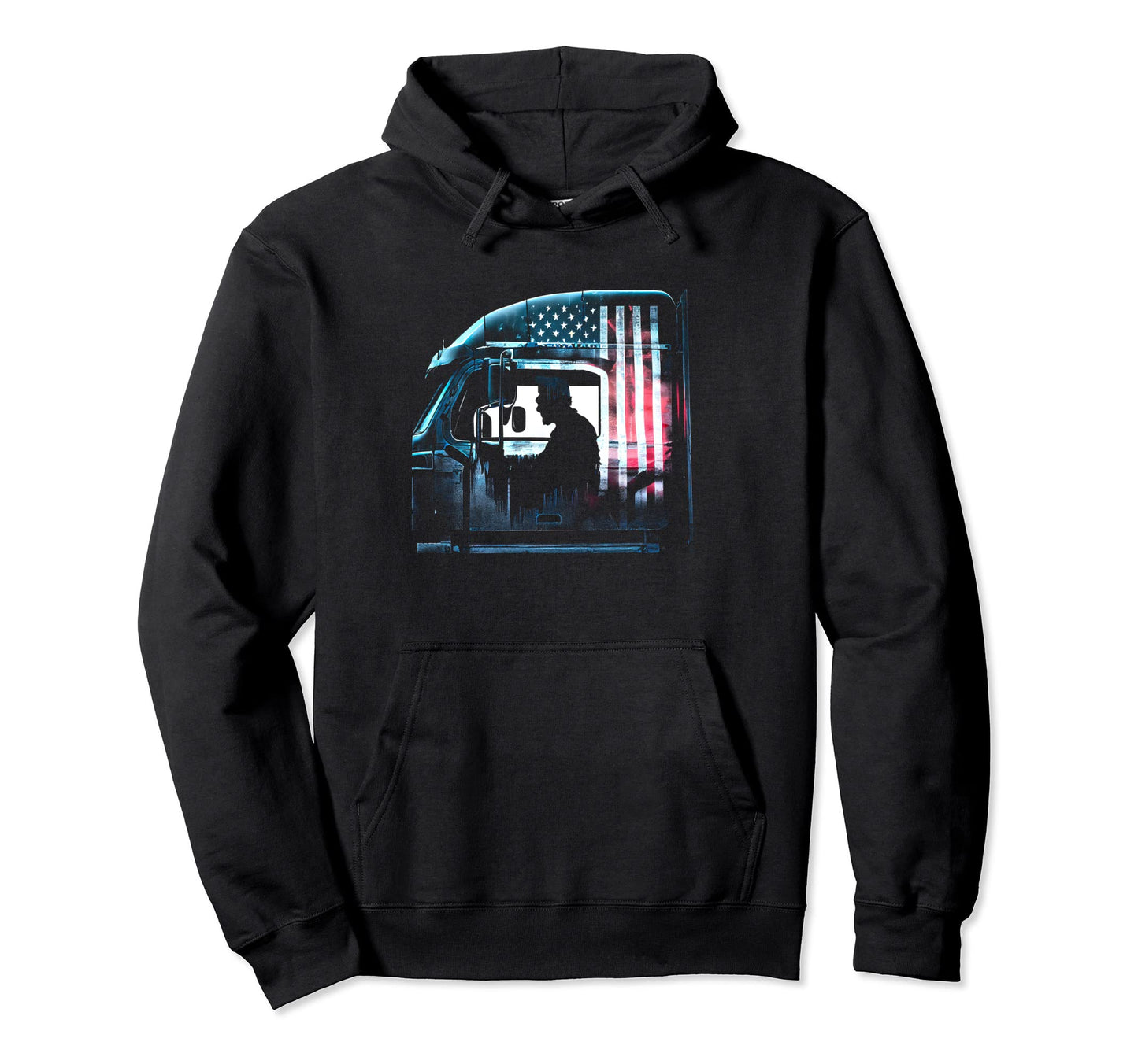 Funny Trucker American Big Rigs Diesel Hoodie - Trendy Graphic for Adults - T-Shirt, Sweatshirt, Hoodie
