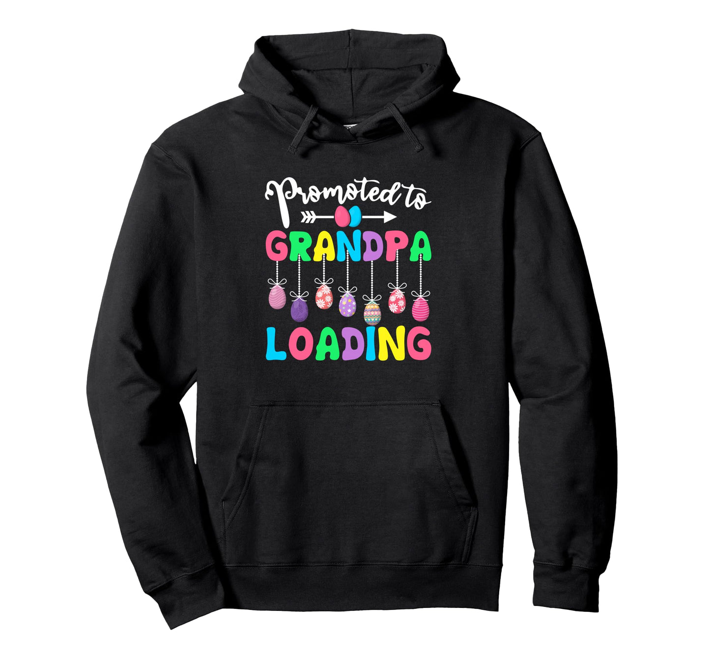 Promoted To Grandpa Loading Hoodie - Casual Everyday Wear for Adults - T-Shirt, Sweatshirt, Hoodie