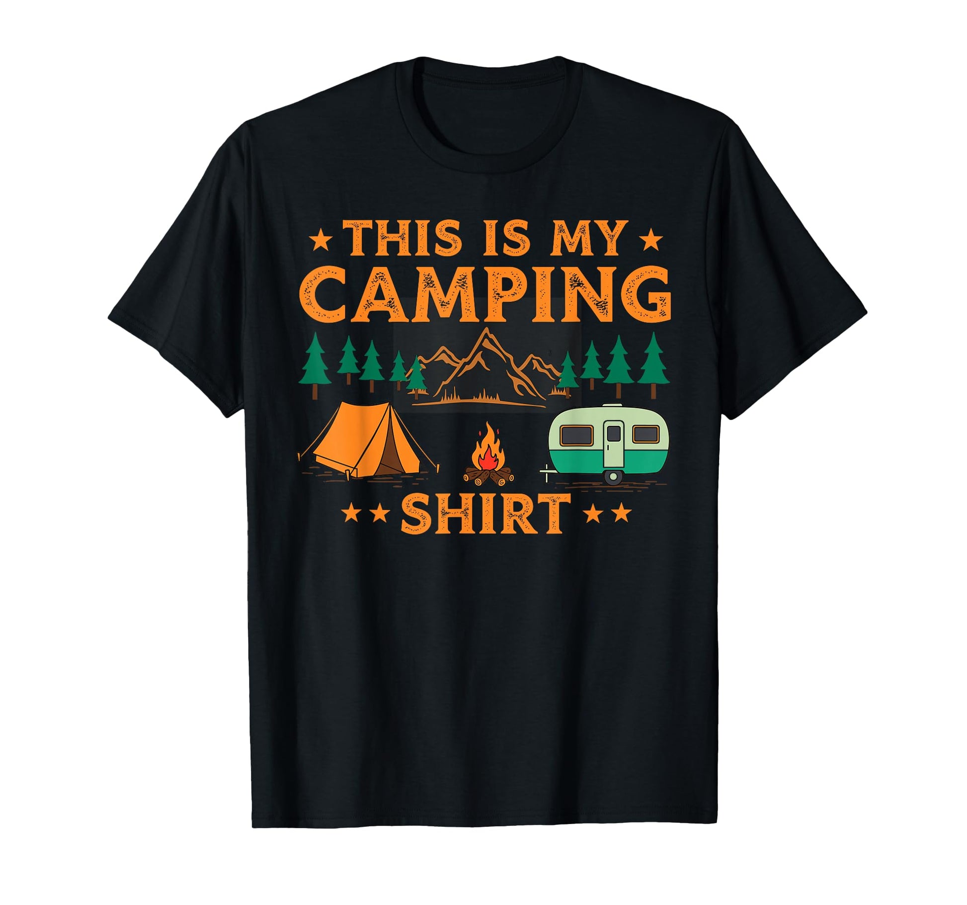 This Is My Camping Mountain Hiking T-Shirt - Novelty Apparel for Adults - T-Shirt, Sweatshirt, Hoodie