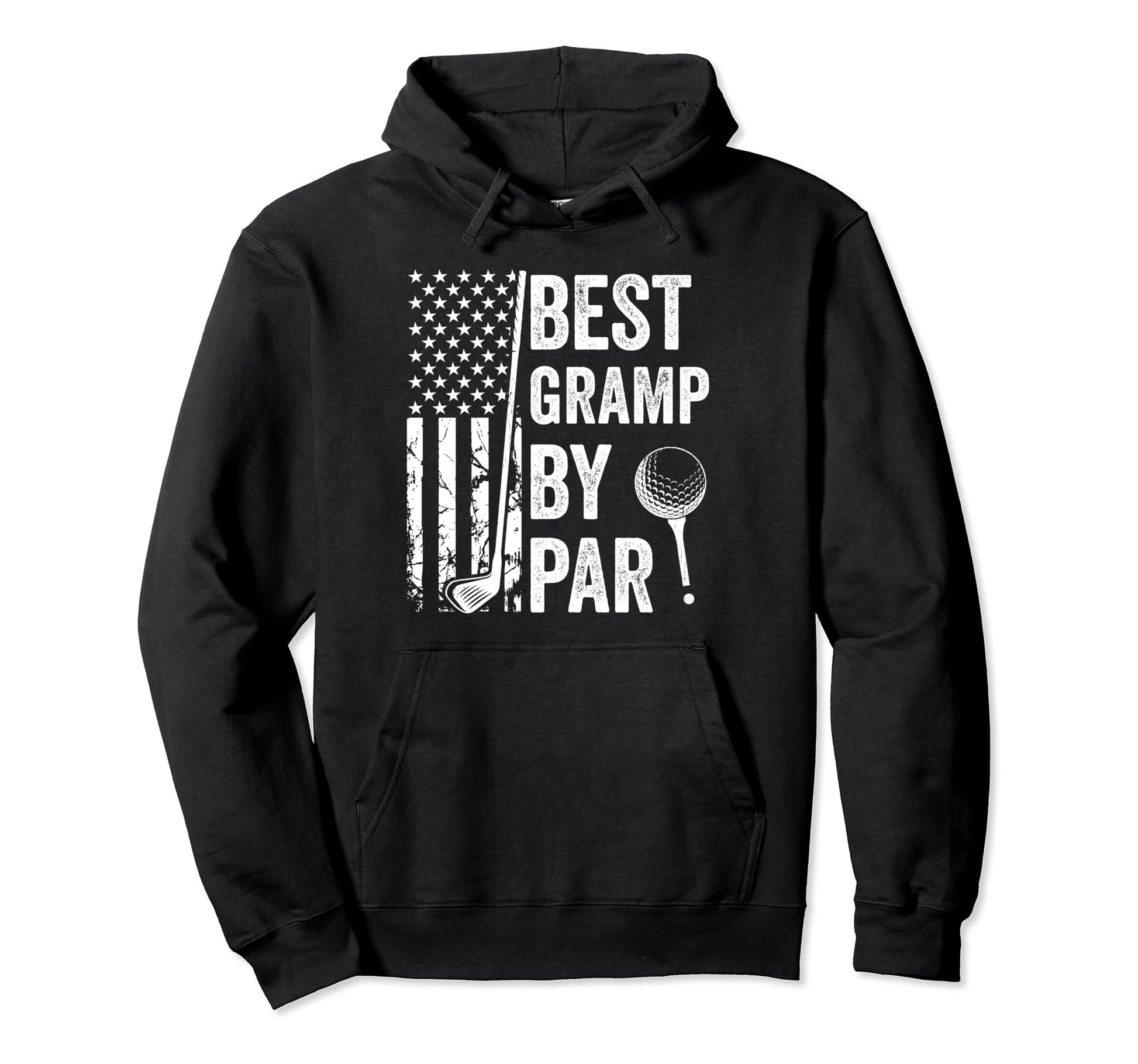 Best Gramp Par Usa Flag Golf Fathers Hoodie - Aesthetic Graphic Men Women - T-Shirt, Sweatshirt, Hoodie