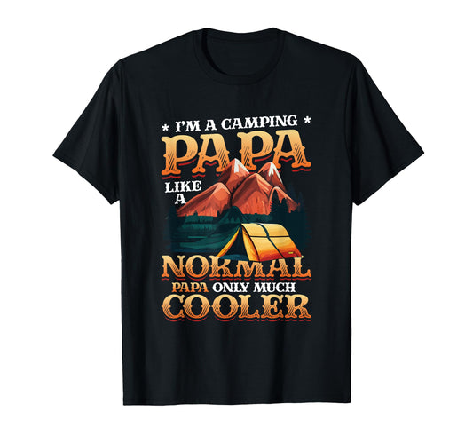 Camping Papa Campfire Dads Camping T-Shirt - Fun Novelty Design Unisex - T-Shirt, Sweatshirt, Hoodie