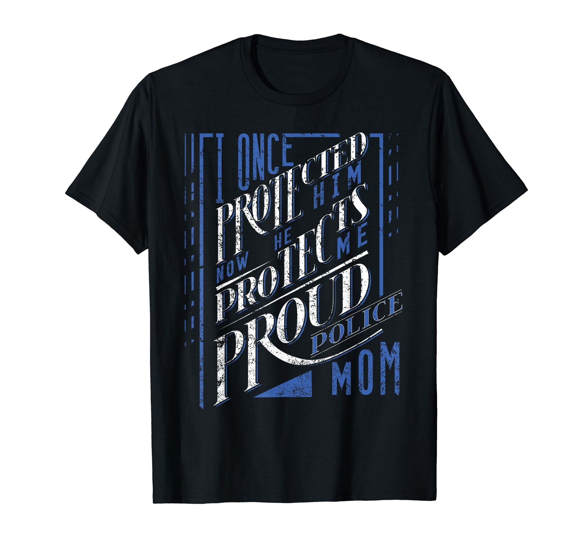 My Son Is Police Officer Police Mom T-Shirt - Graphic Print for Adults - T-Shirt, Sweatshirt, Hoodie