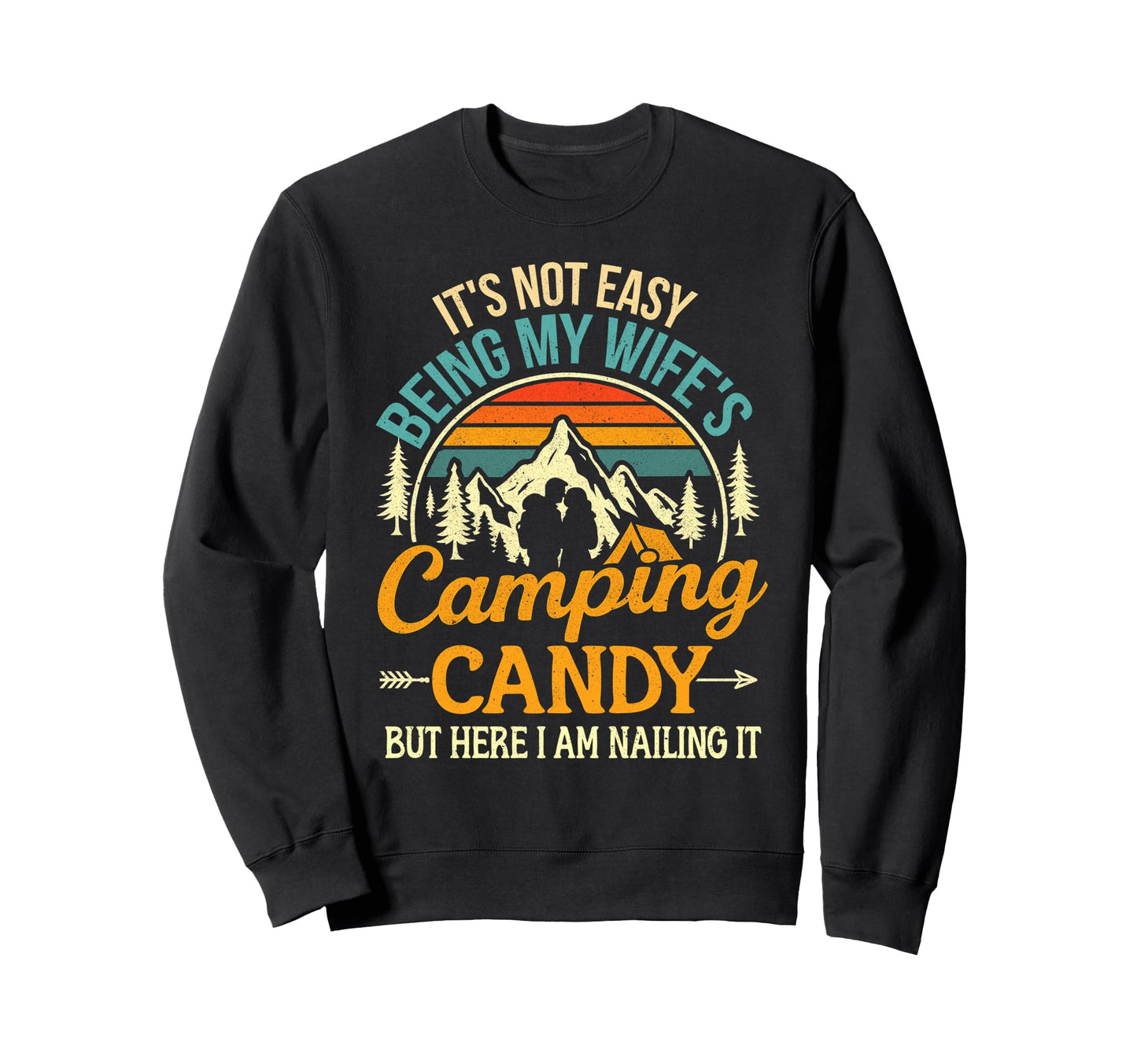 Husband And Wife Camping Partners Sweatshirt - Trendy Graphic Unisex - T-Shirt, Sweatshirt, Hoodie