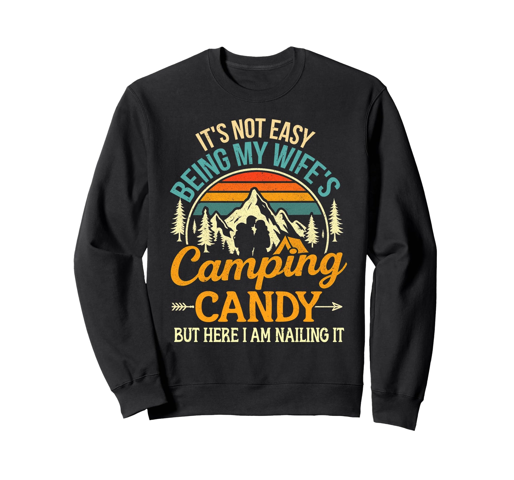 Husband And Wife Camping Partners Sweatshirt - Trendy Graphic Unisex - T-Shirt, Sweatshirt, Hoodie