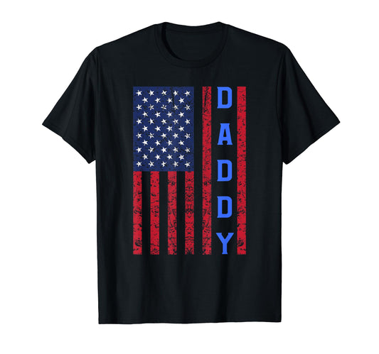 American Flag Police Dad Cop Fathers T-Shirt - Trendy Graphic Men Women - T-Shirt, Sweatshirt, Hoodie