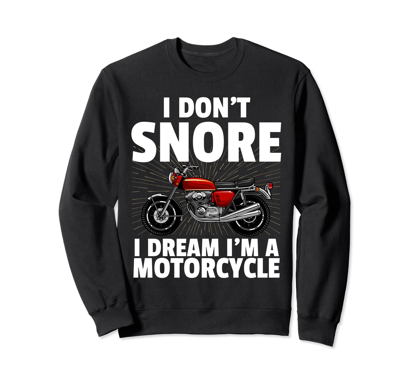 Funny Motorcycle Dad Biker Sweatshirt - Minimalist Print for Adults - T-Shirt, Sweatshirt, Hoodie