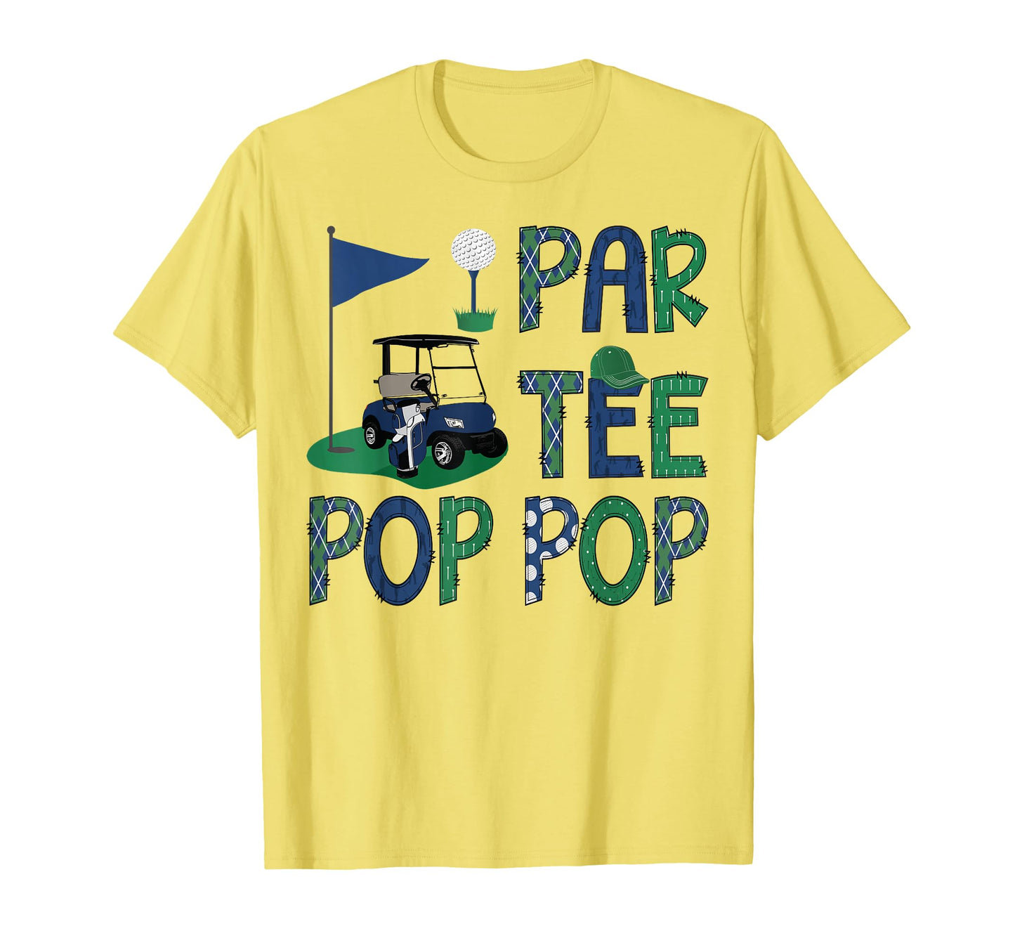 Par Pop Pop Golf Lover Birthday Party T-Shirt - Unique Graphic for Adults - T-Shirt, Sweatshirt, Hoodie