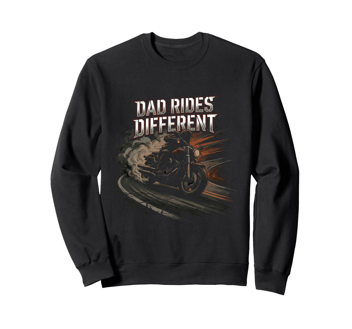Motorcycle Papa Rider Biker Dad Gift Sweatshirt - Trendy Graphic Men Women - T-Shirt, Sweatshirt, Hoodie