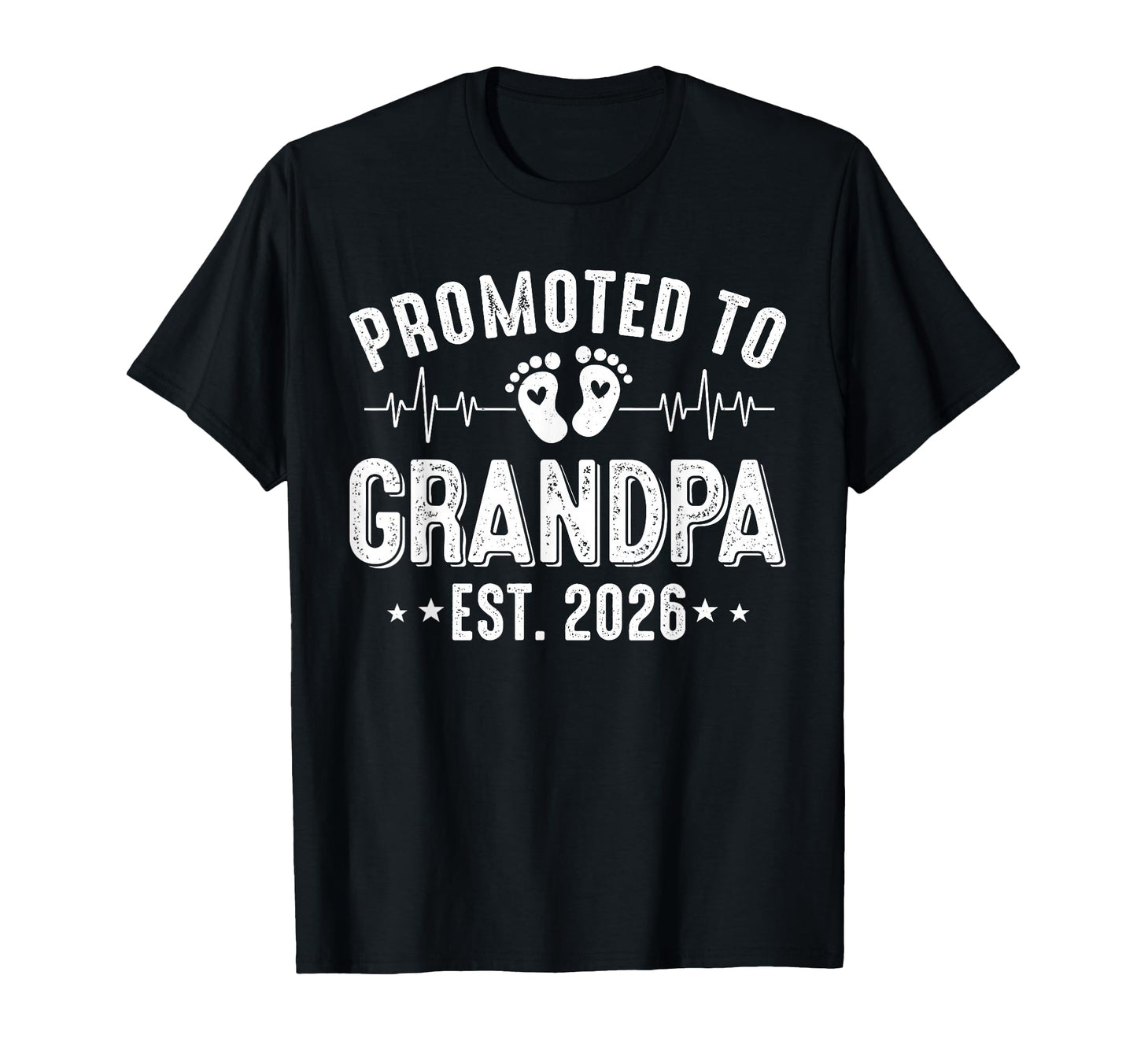 Promoted To Grandpa Est 2026 T-Shirt - Aesthetic Graphic for Adults - T-Shirt, Sweatshirt, Hoodie
