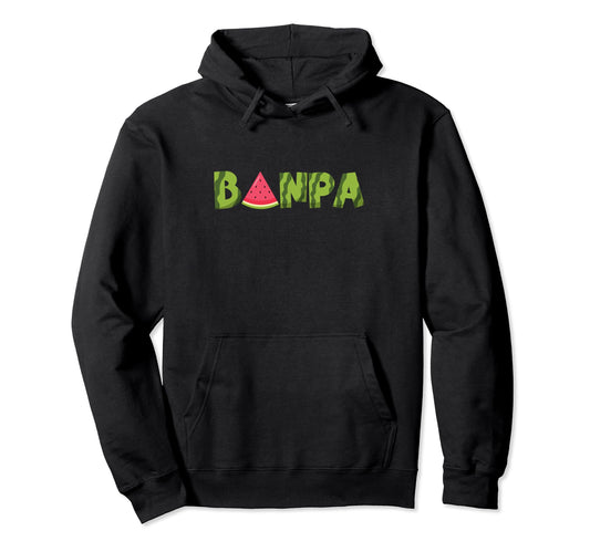 Banpa Watermelon Funny Summer Fruit Hoodie - Custom Art Print for Adults - T-Shirt, Sweatshirt, Hoodie