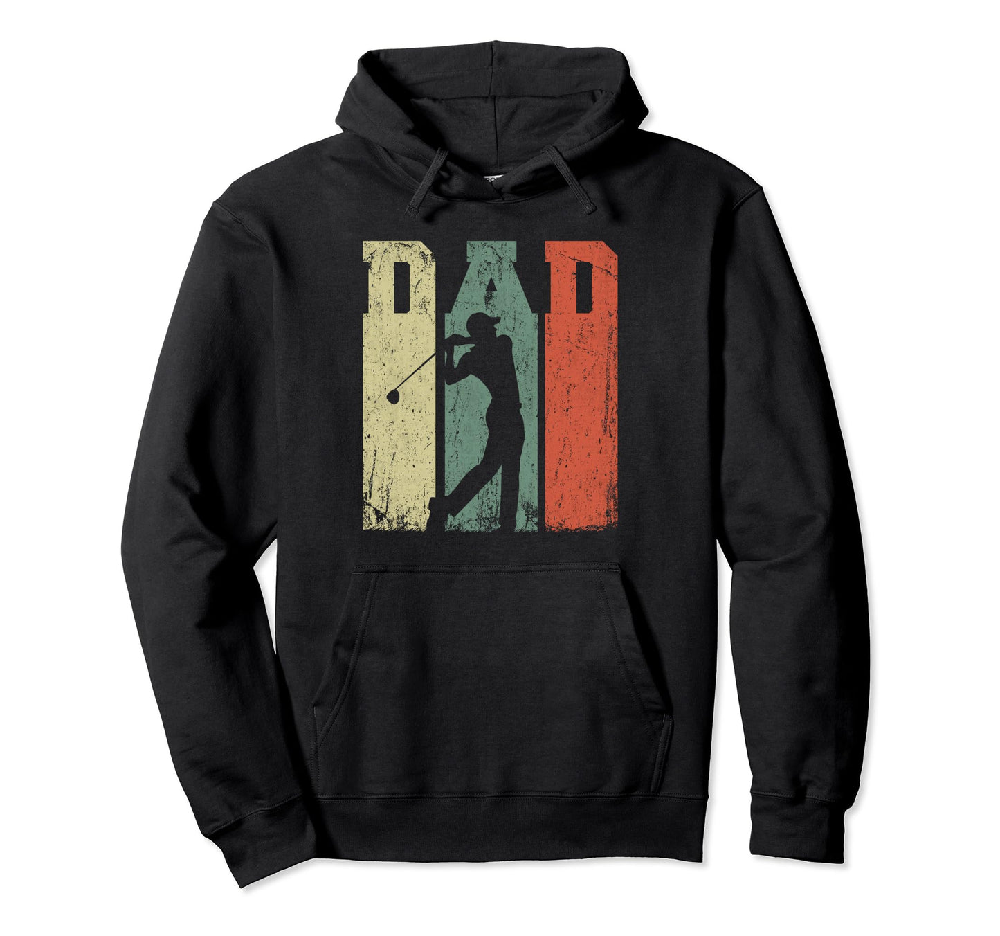 Golfing Dad Golf Daddy Silhouette Hoodie - Aesthetic Graphic Unisex - T-Shirt, Sweatshirt, Hoodie