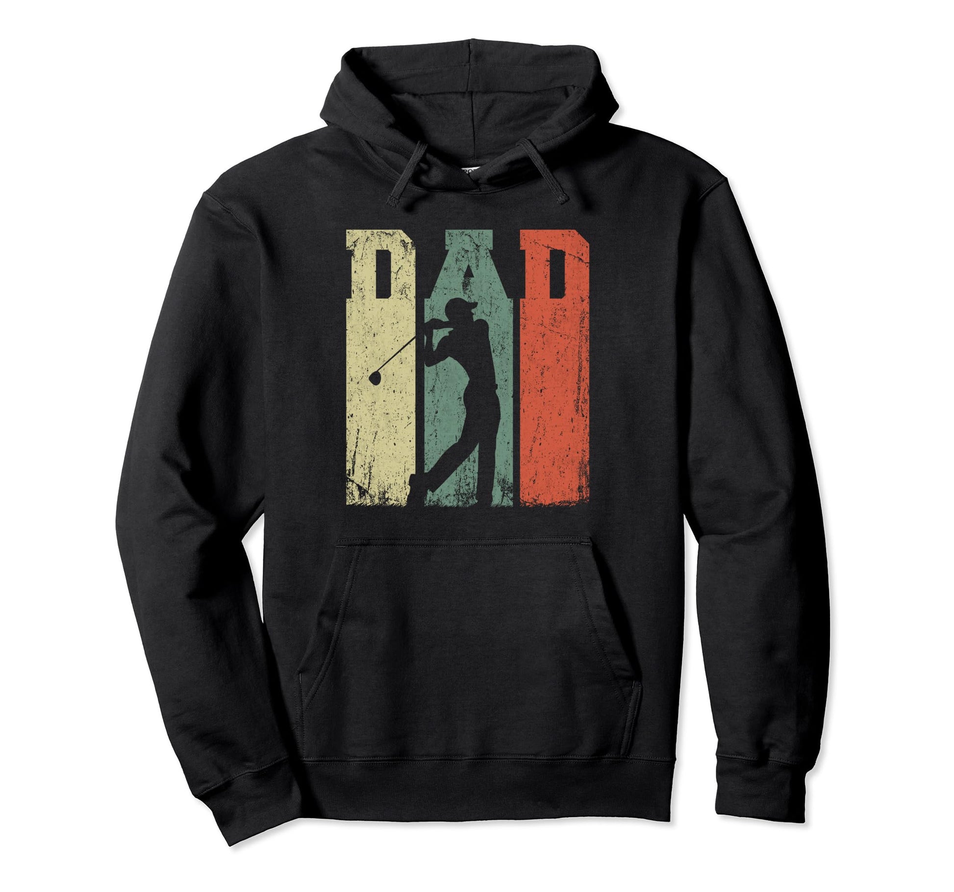 Golfing Dad Golf Daddy Silhouette Hoodie - Aesthetic Graphic Unisex - T-Shirt, Sweatshirt, Hoodie