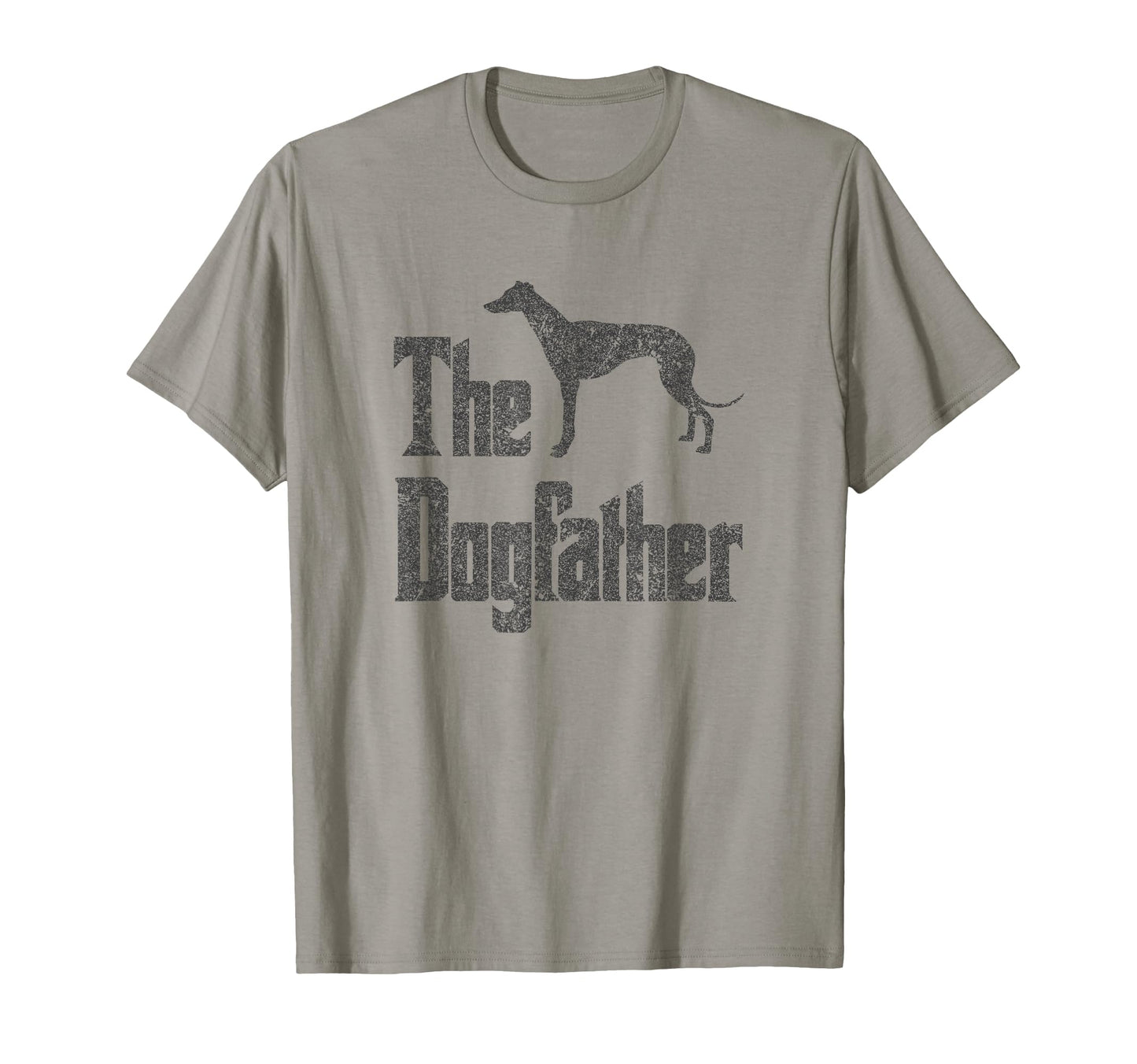 Dogfather Greyhound Silhouette Funny Dog T-Shirt - Graphic Print Men Women - T-Shirt, Sweatshirt, Hoodie