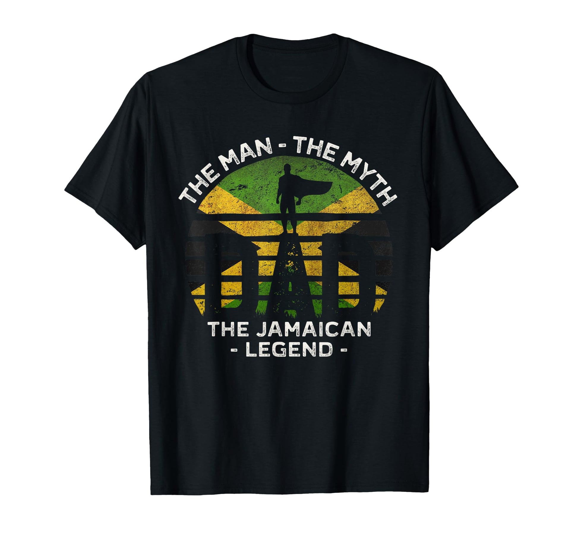Dad Myth Jamaican Legend Jamaica T-Shirt - Novelty Apparel for Adults - T-Shirt, Sweatshirt, Hoodie