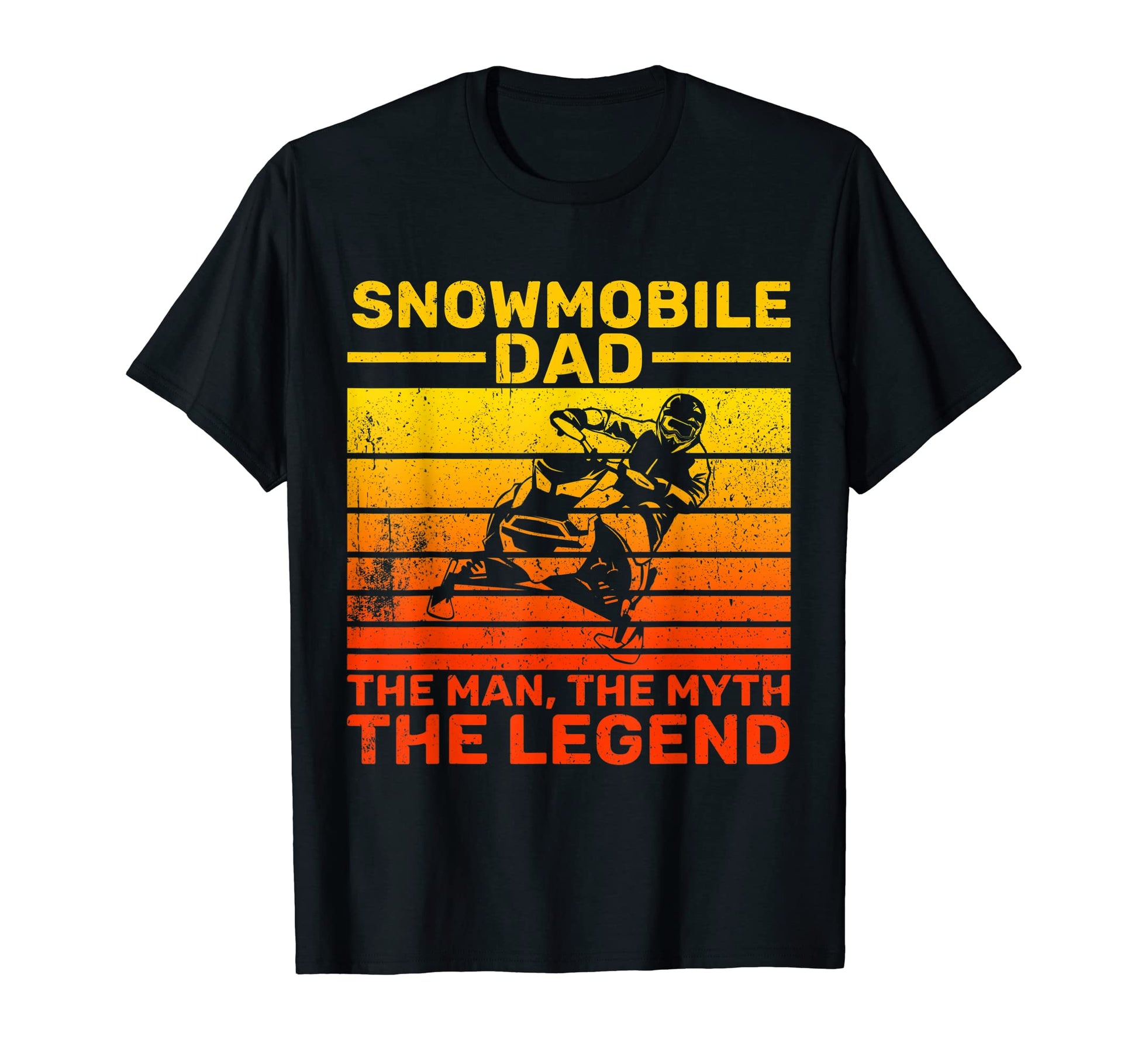 Snowmobiler Snowmobile Dad Myth T-Shirt - Custom Art Print for Adults - T-Shirt, Sweatshirt, Hoodie