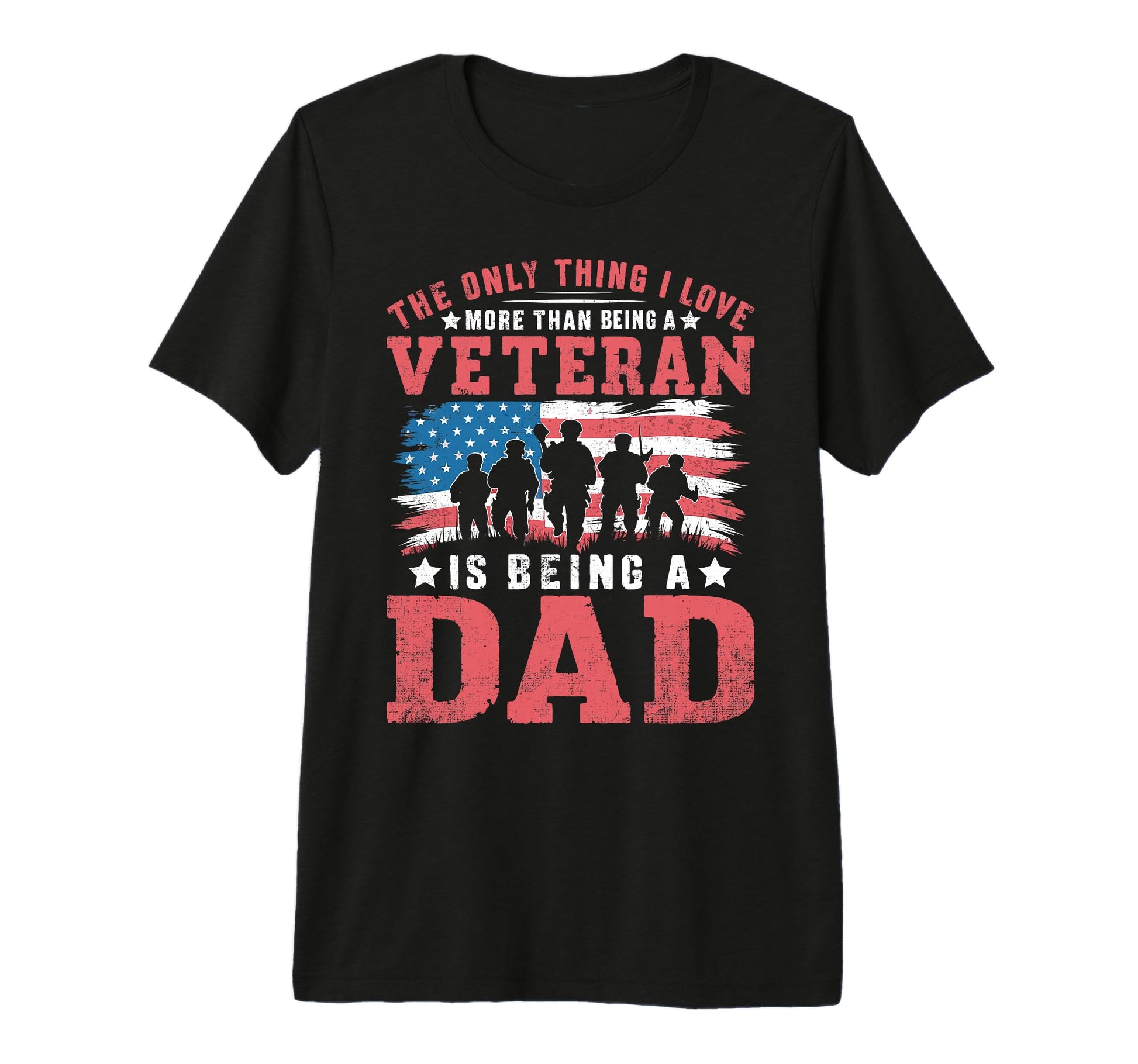 Veteran Dad Usa Veterans Day Us Army T-Shirt - Streetwear Style Unisex - T-Shirt, Sweatshirt, Hoodie