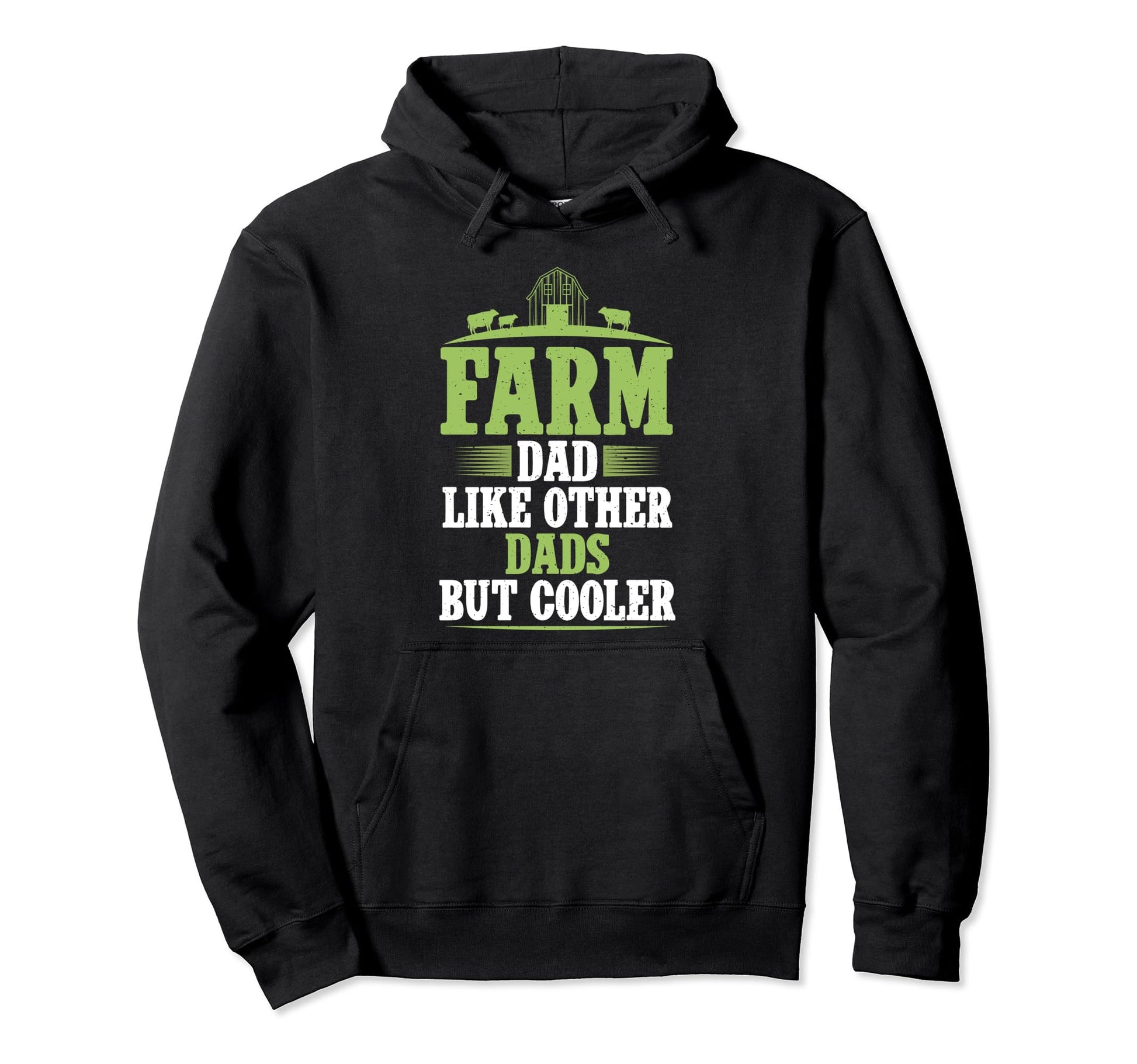Farm Dad Like Other Dads But Cooler Hoodie - Novelty Apparel for Adults - T-Shirt, Sweatshirt, Hoodie