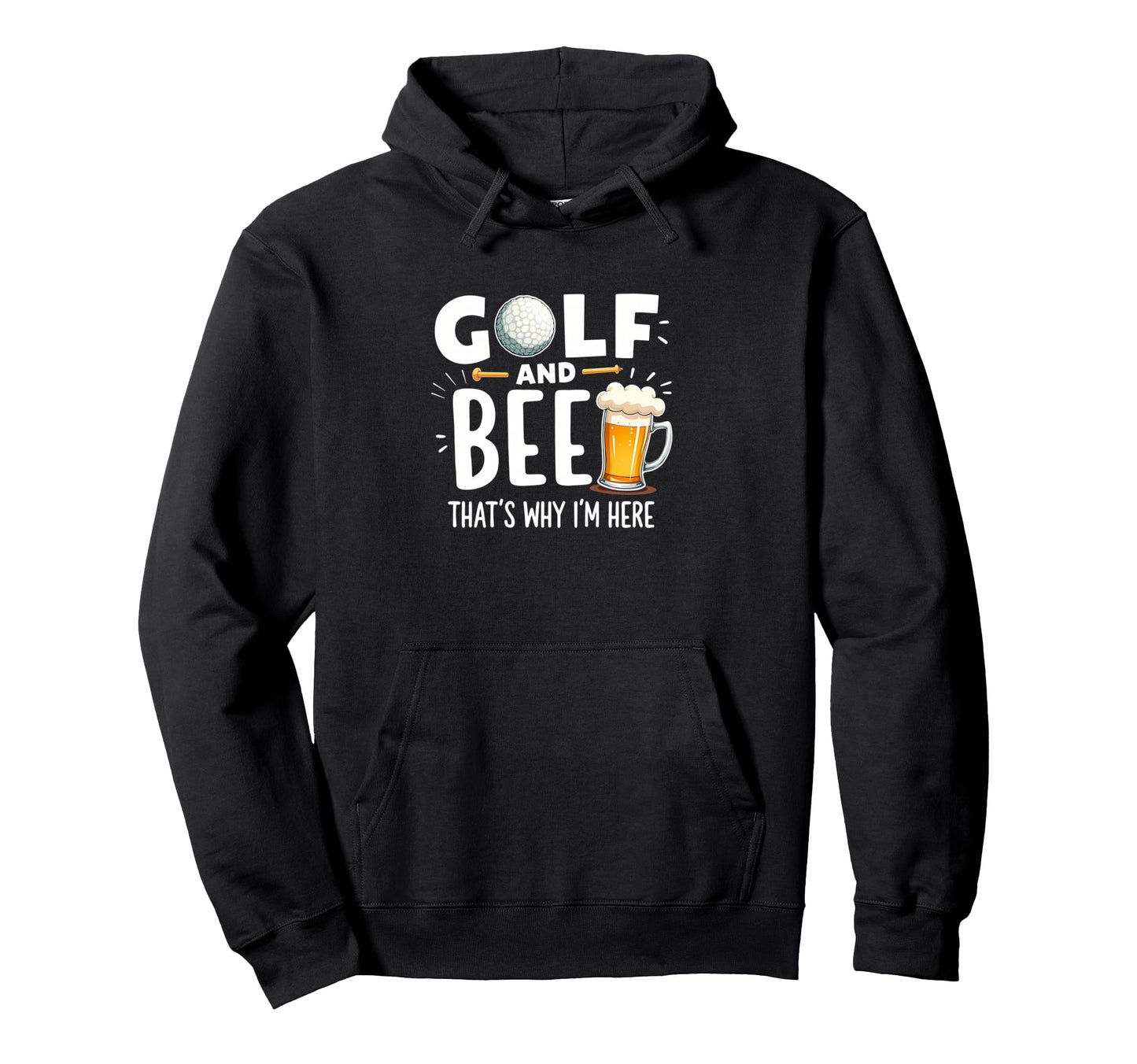 Golf And Beer Joke Dad Funny Fathers Day Hoodie - Novelty Apparel Unisex - T-Shirt, Sweatshirt, Hoodie