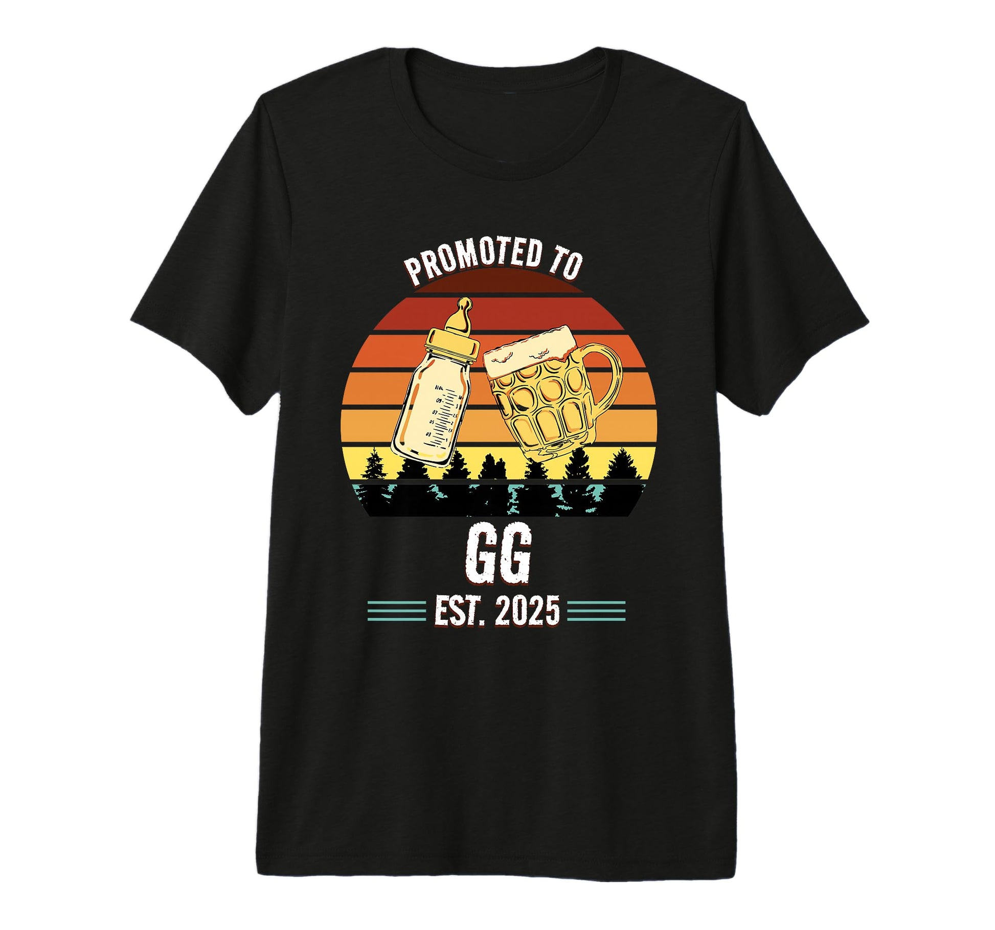 Mens Funny New Grandpa Promoted To Gg T-Shirt - Streetwear Style Unisex - T-Shirt, Sweatshirt, Hoodie