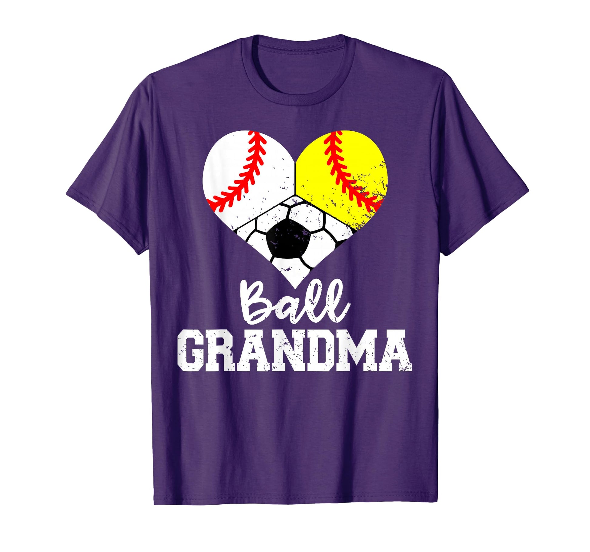 Ball Grandma Funny Baseball Softball T-Shirt - Trendy Graphic Men Women - T-Shirt, Sweatshirt, Hoodie