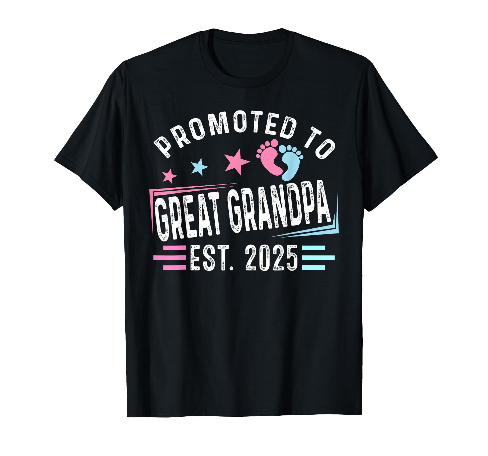 Promoted To Great Grandpa Again Est T-Shirt - Unique Graphic Men Women - T-Shirt, Sweatshirt, Hoodie