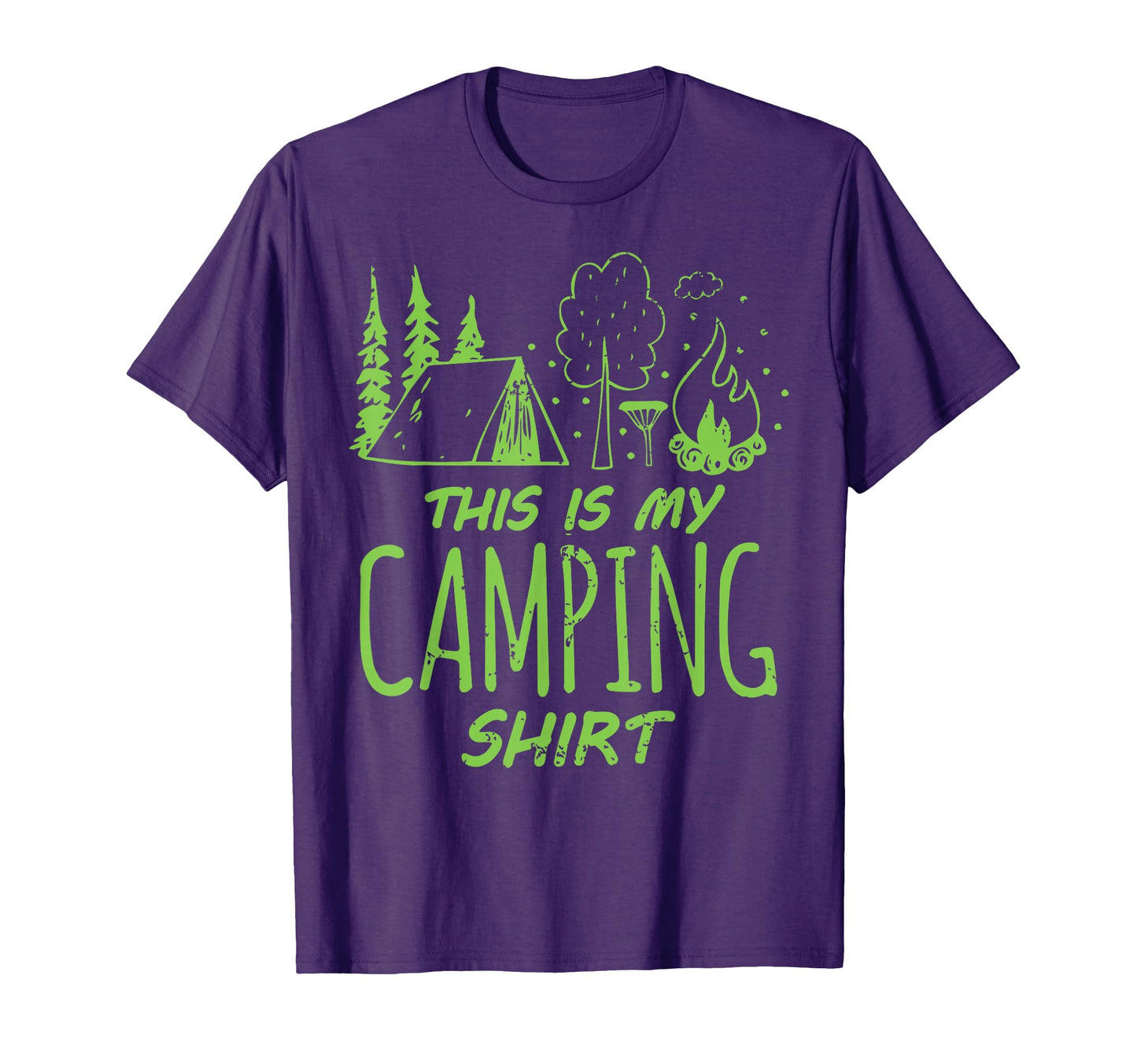 This Is My Camping Camper T-Shirt - Fun Novelty Design for Adults - T-Shirt, Sweatshirt, Hoodie