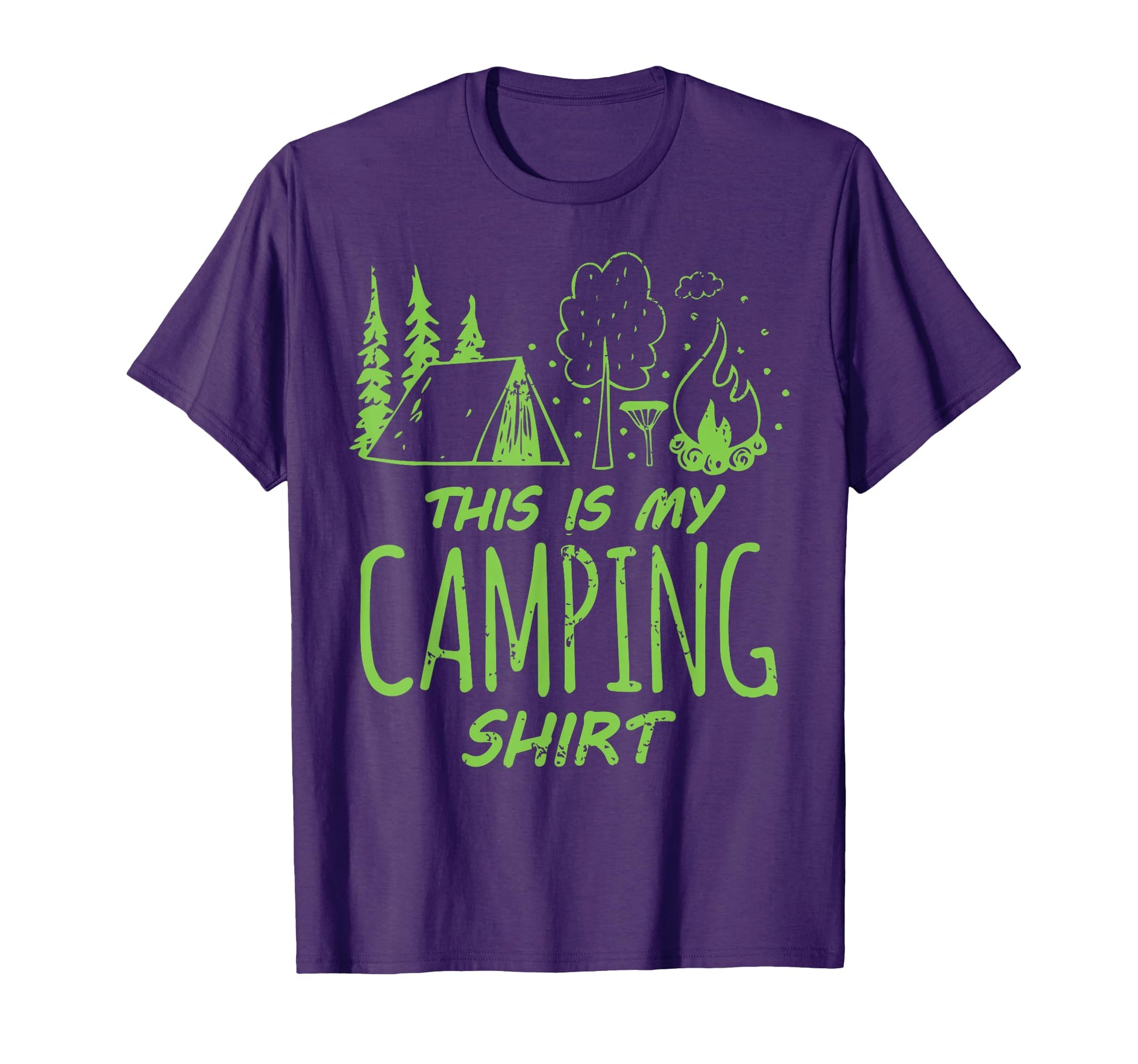 This Is My Camping Camper T-Shirt - Fun Novelty Design for Adults - T-Shirt, Sweatshirt, Hoodie