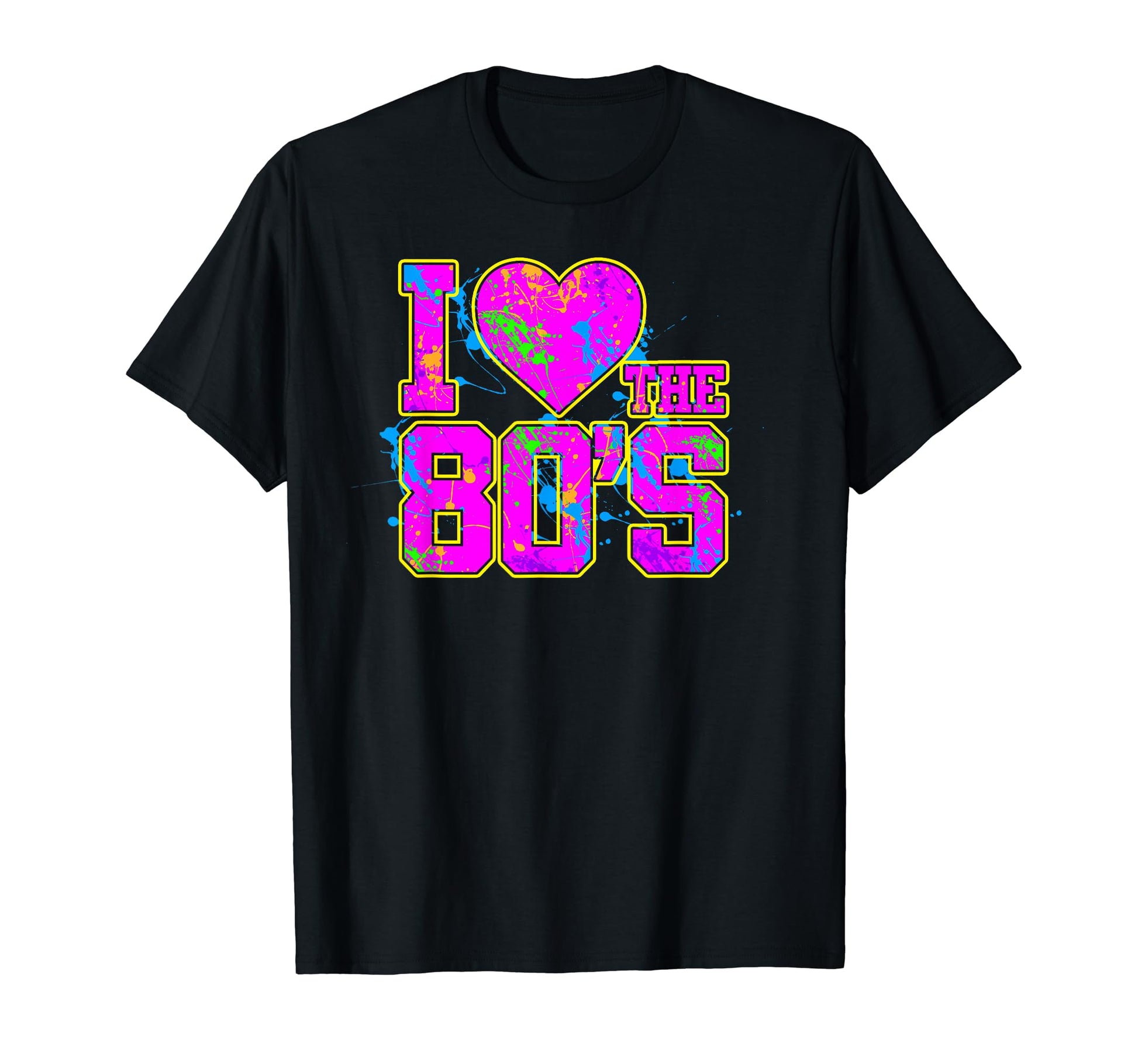 I Love 80S 1980S Fancy Pop Art Gift T-Shirt - Aesthetic Graphic Unisex - T-Shirt, Sweatshirt, Hoodie