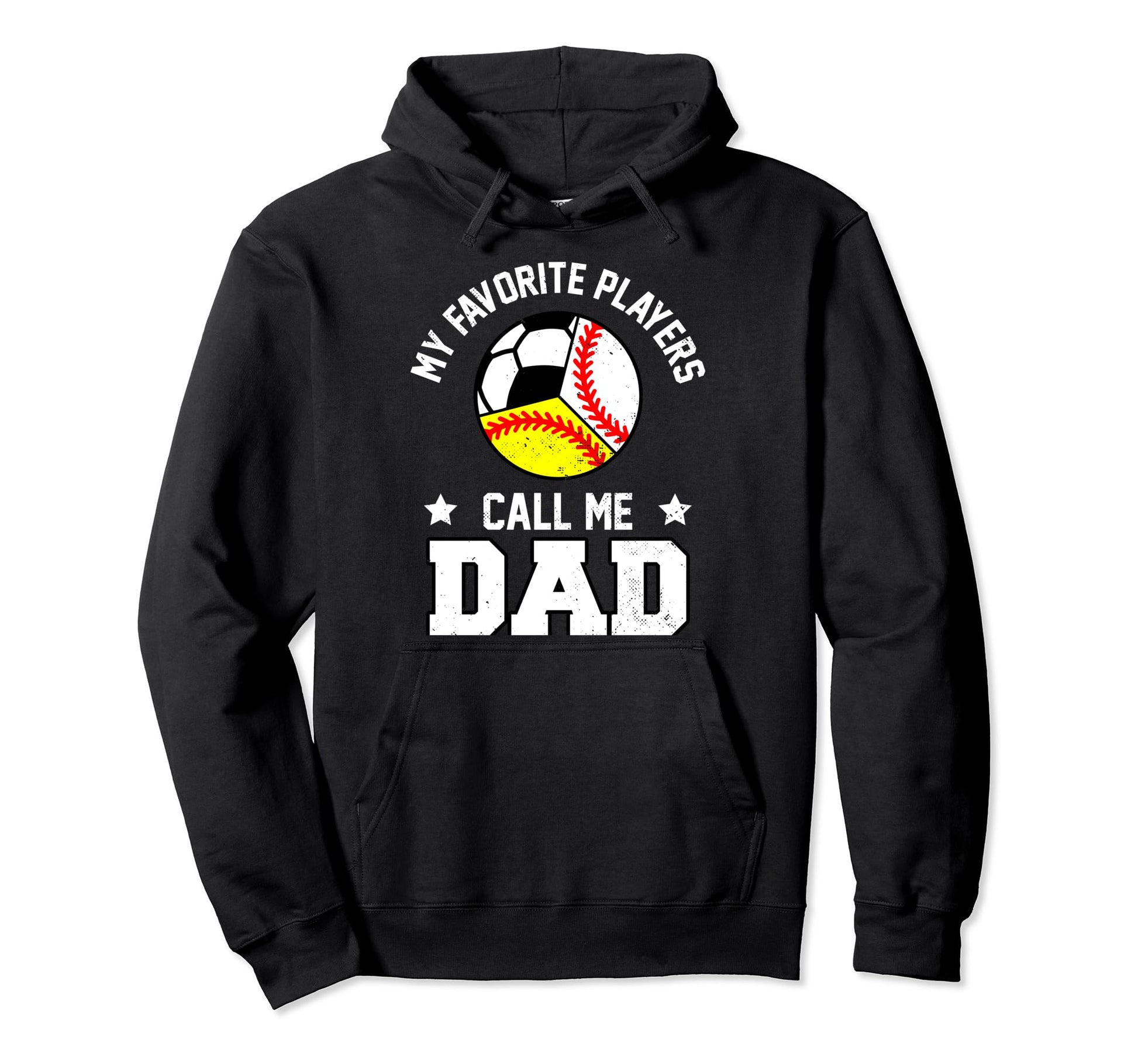 My Favorites Baseball Softball Soccer Hoodie - Aesthetic Graphic Men Women - T-Shirt, Sweatshirt, Hoodie