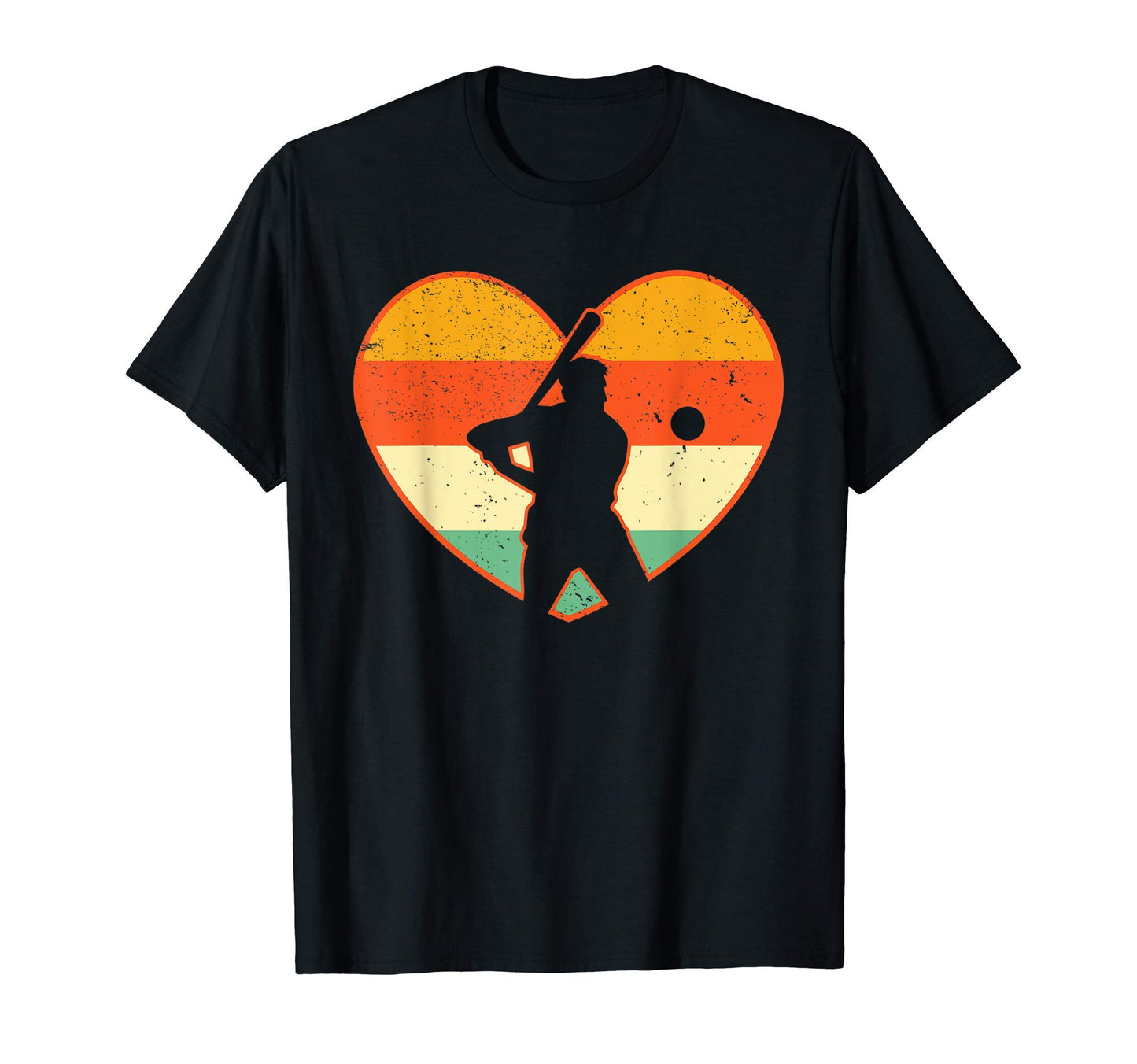 Love Baseball Lover Mom Baseball Heart T-Shirt - Custom Art Print Unisex - T-Shirt, Sweatshirt, Hoodie
