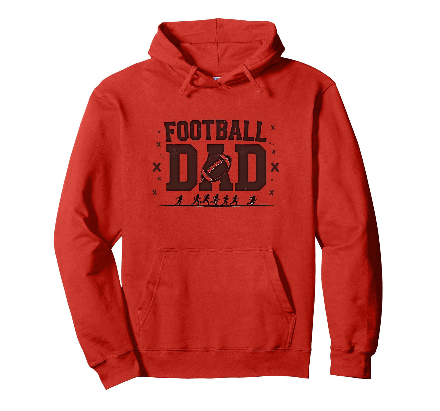 Football Dad Proud Senior Soccer Parent Hoodie - Graphic Print for Adults - T-Shirt, Sweatshirt, Hoodie