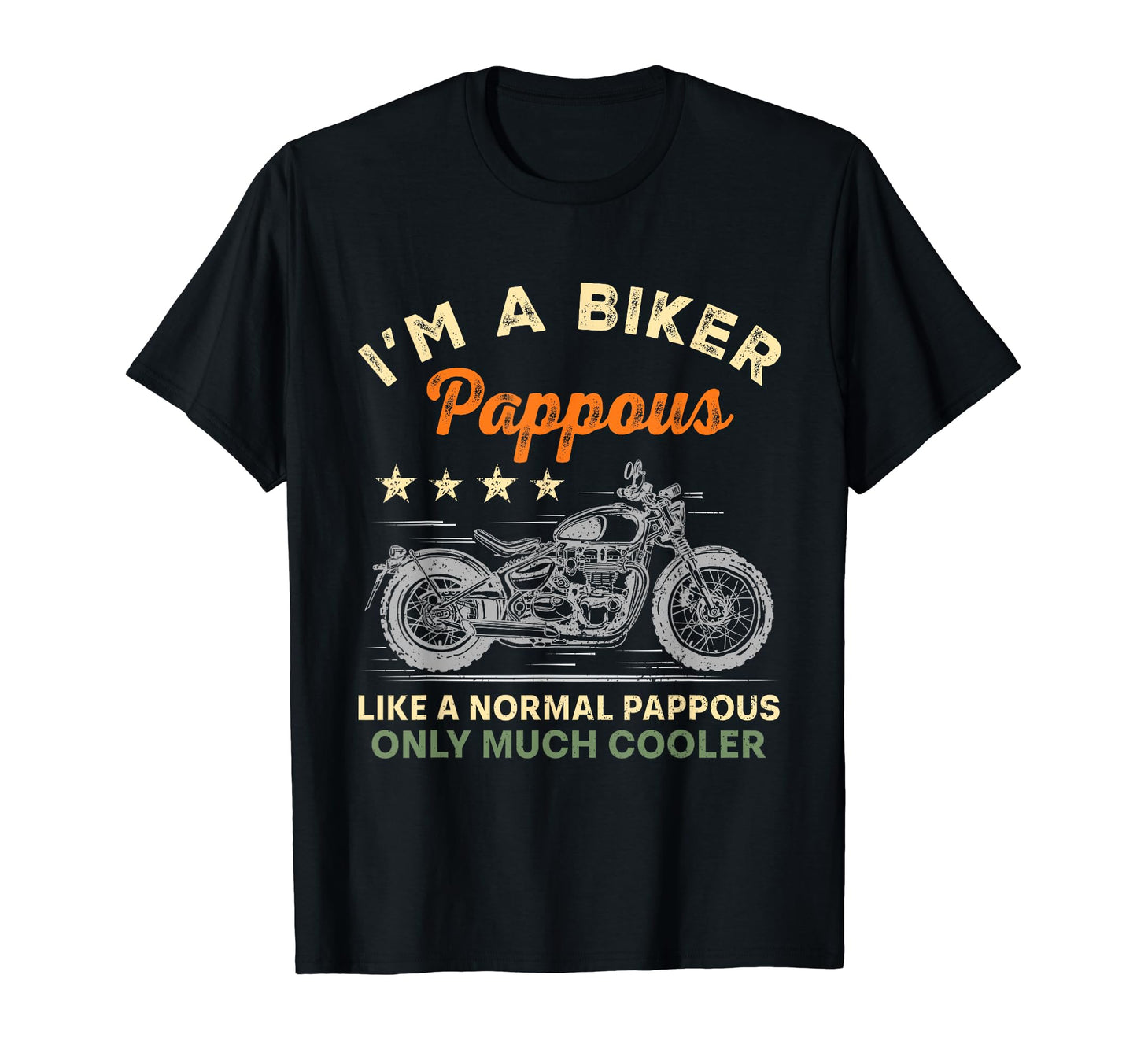Im Biker Pappous Motorcycle T-Shirt - Casual Everyday Wear for Adults - T-Shirt, Sweatshirt, Hoodie
