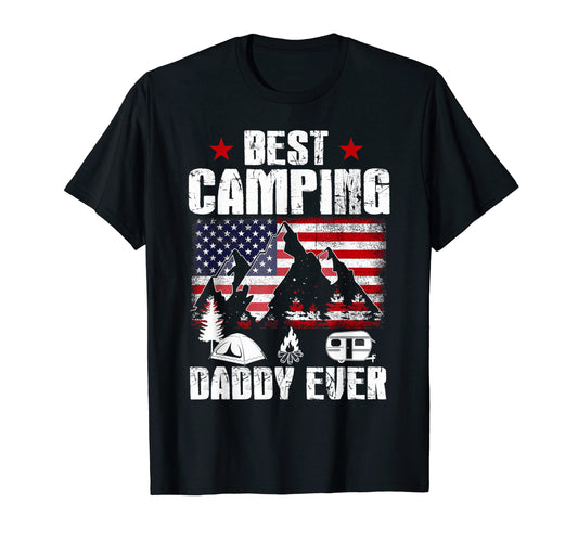 Best Camping Daddy Ever Camping Dad T-Shirt - Novelty Apparel for Adults - T-Shirt, Sweatshirt, Hoodie