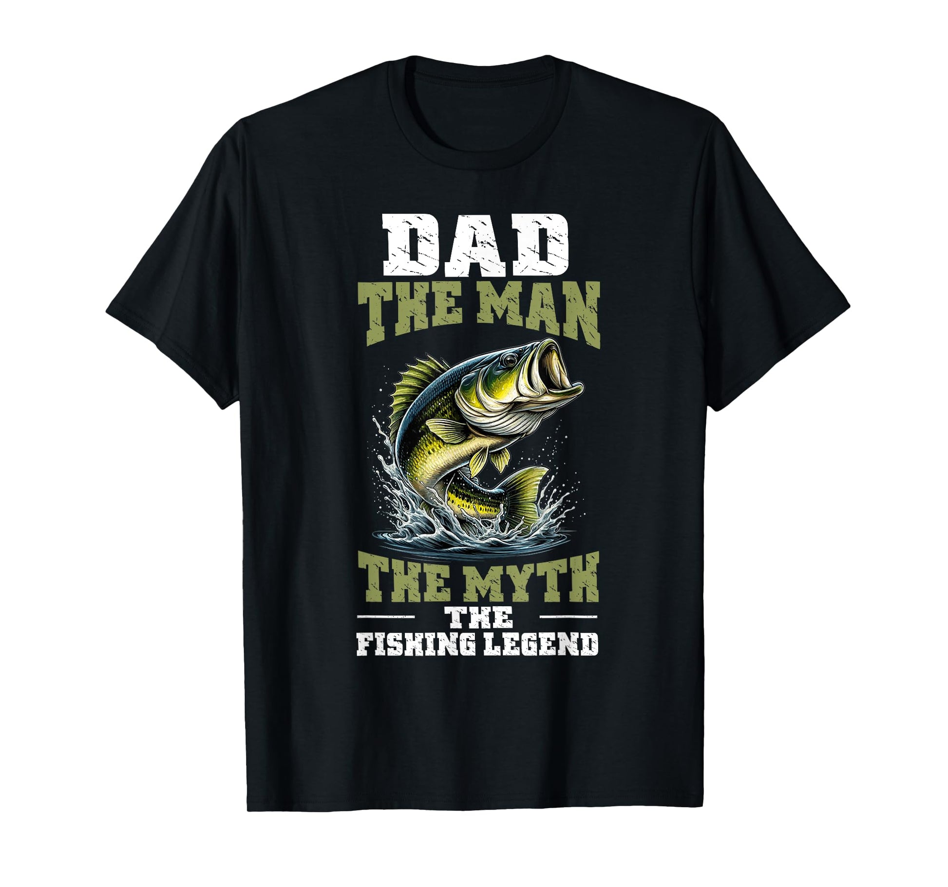 Dad Myth Fishing Legend Fathers Day Papa T-Shirt - Minimalist Print Unisex - T-Shirt, Sweatshirt, Hoodie