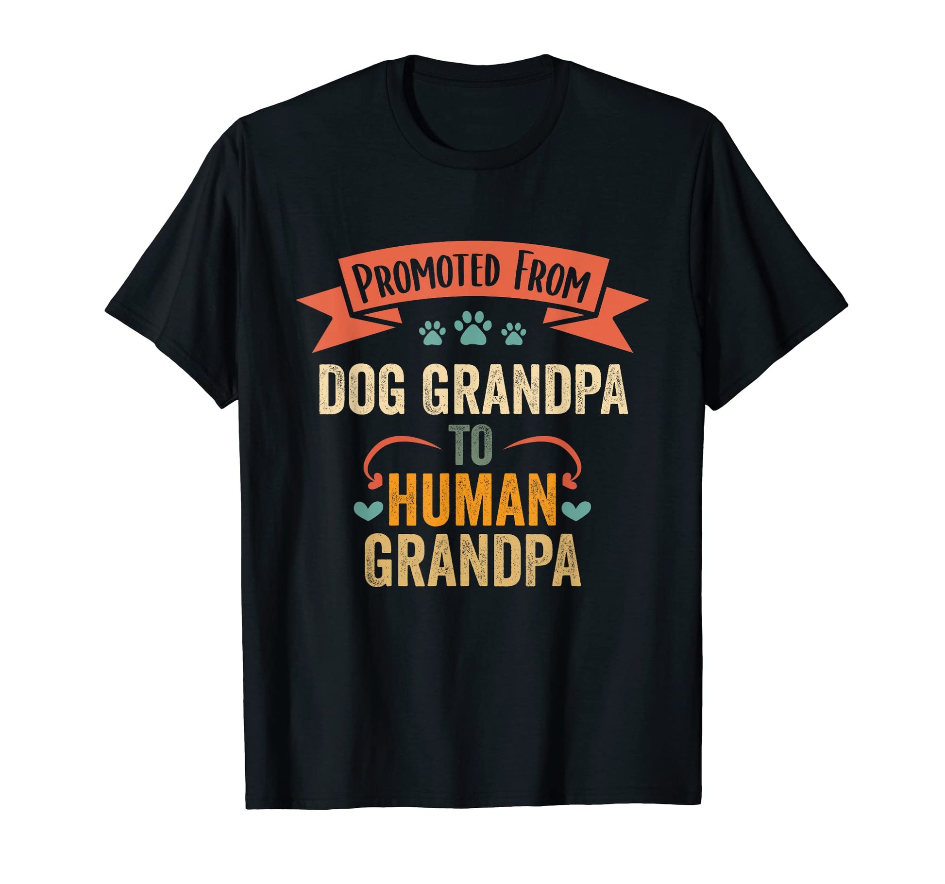 Mens Promoted From Dog Grandpa To T-Shirt - Streetwear Style for Adults - T-Shirt, Sweatshirt, Hoodie