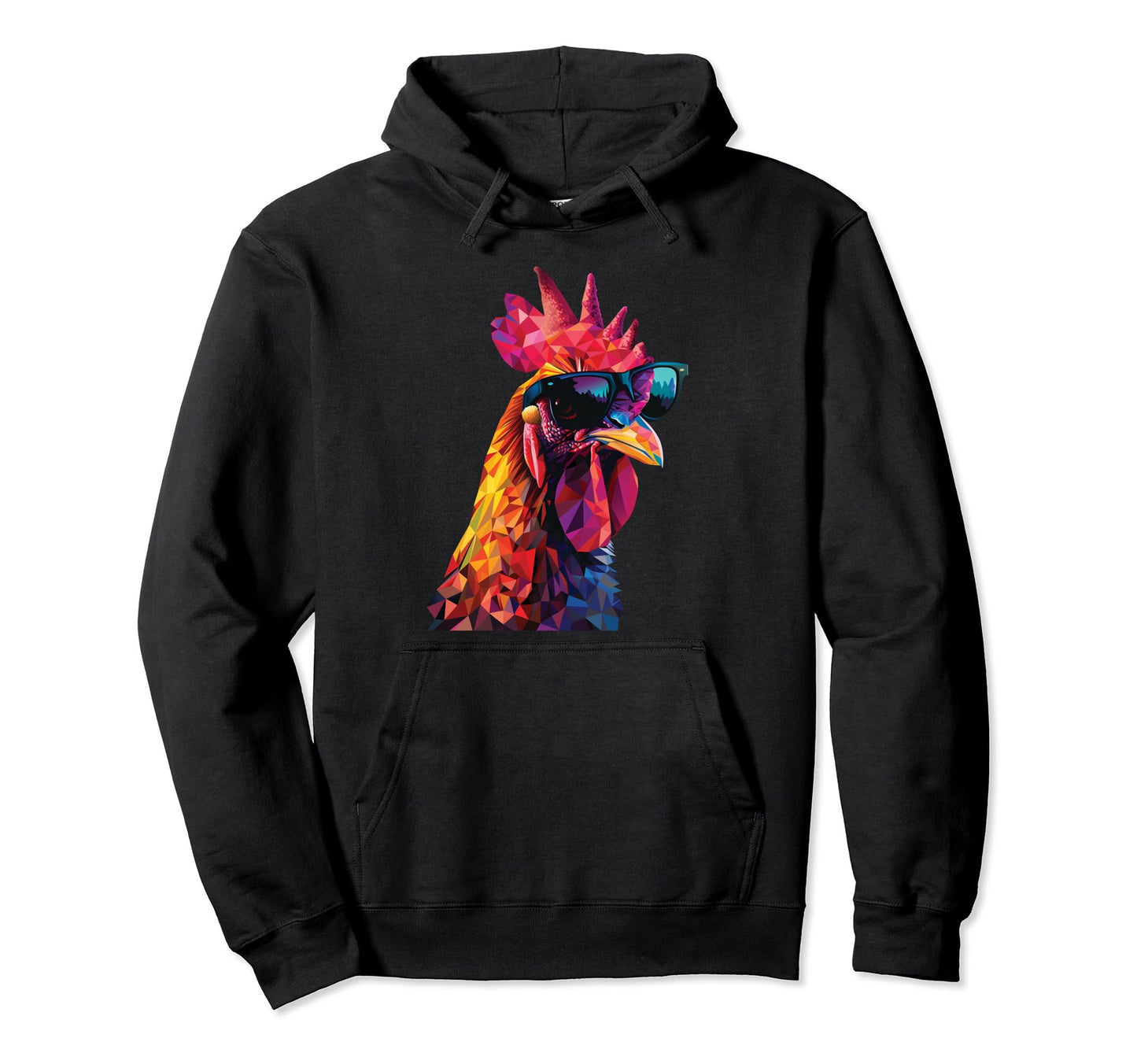 Chicken Dad Mom Sunglasses Sussex Hoodie - Novelty Apparel for Adults - T-Shirt, Sweatshirt, Hoodie