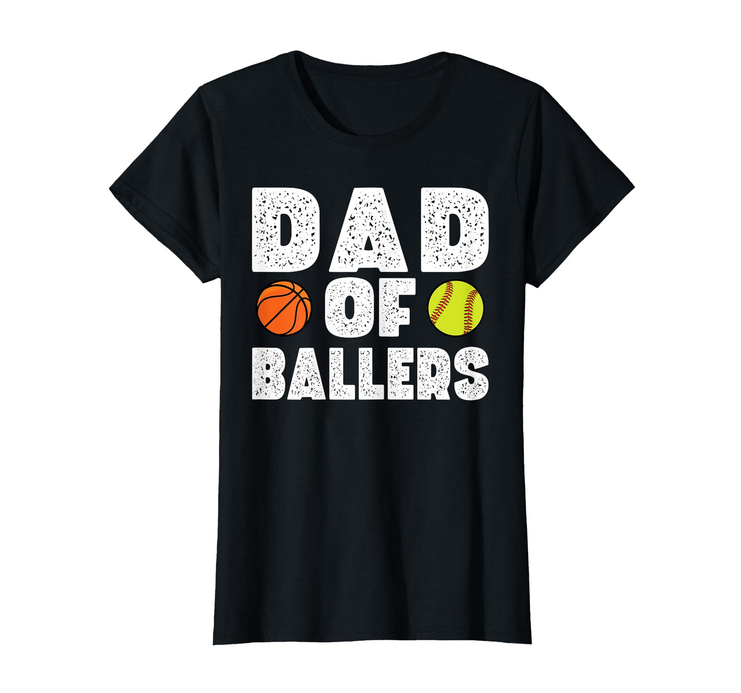 Dad Ballers Basketball T-Shirt - Minimalist Print Men Women - T-Shirt, Sweatshirt, Hoodie