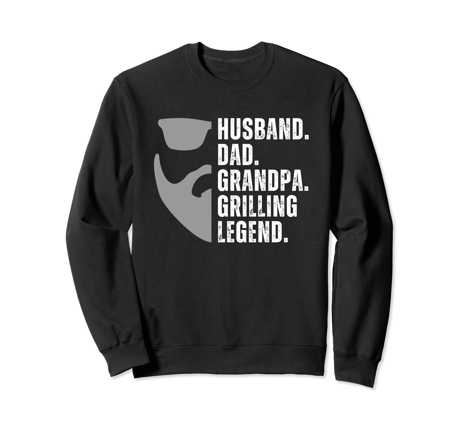 Husband Dad Grandpa Grilling Legend Sweatshirt - Unique Graphic for Adults - T-Shirt, Sweatshirt, Hoodie