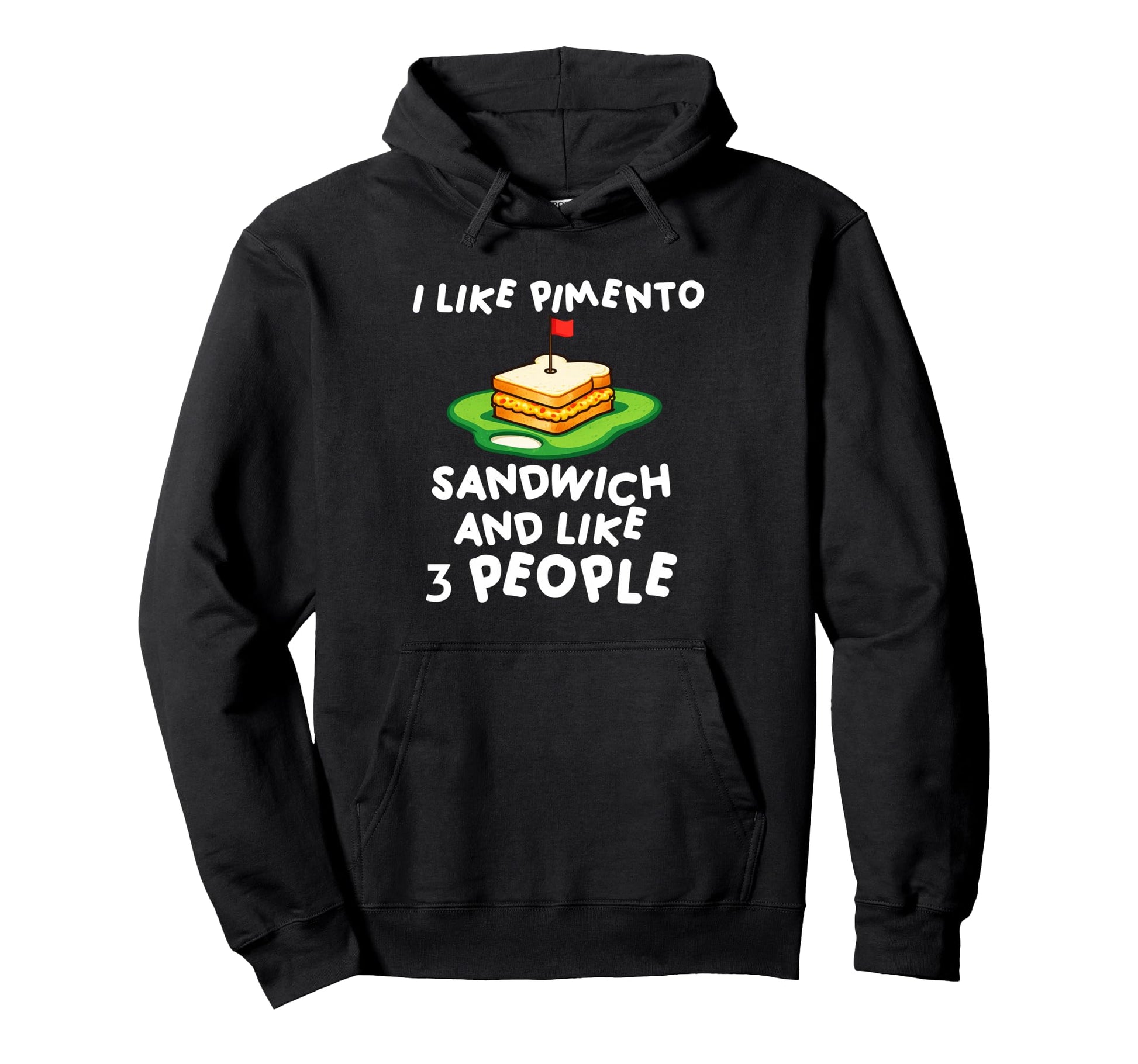 Pimento Cheese Sandwich Golf Dad Husband Hoodie - Custom Art Print Unisex - T-Shirt, Sweatshirt, Hoodie