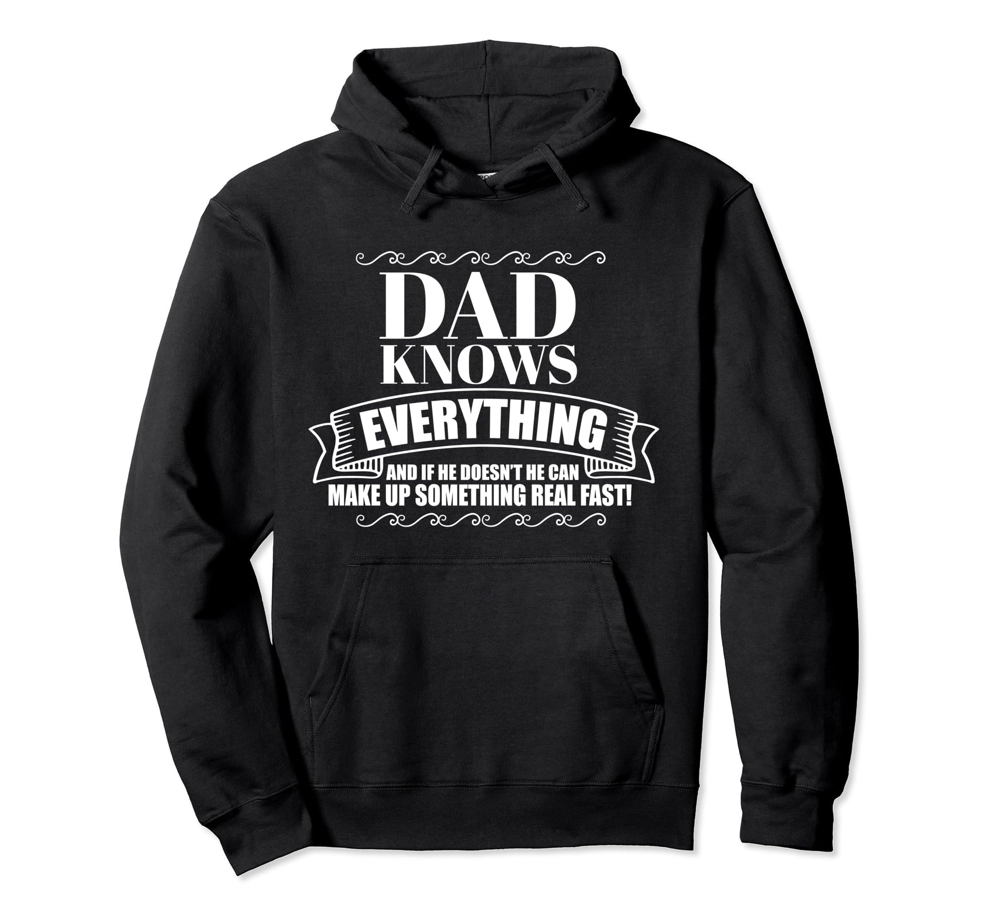 Trophy Dad Knows Everything Husband Hoodie - Aesthetic Graphic Men Women - T-Shirt, Sweatshirt, Hoodie