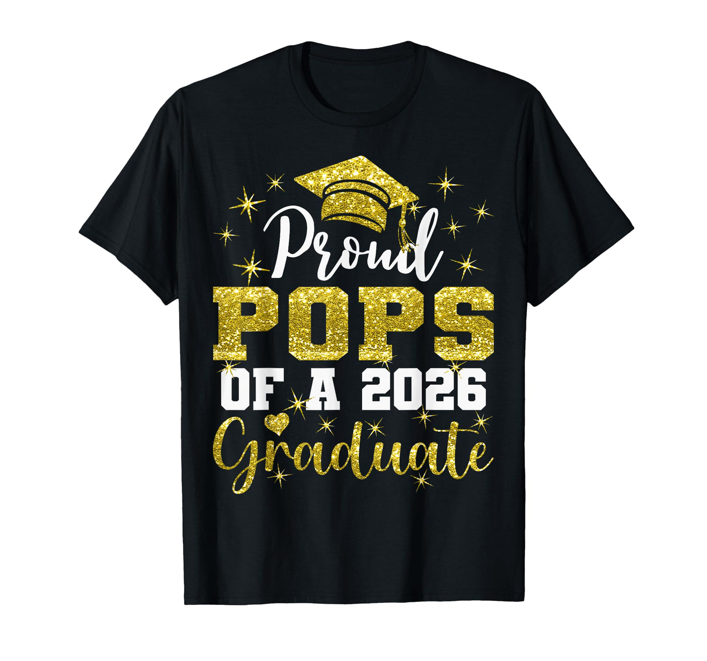 Super Proud Pops 2026 Graduate Senior T-Shirt - Minimalist Print Men Women - T-Shirt, Sweatshirt, Hoodie