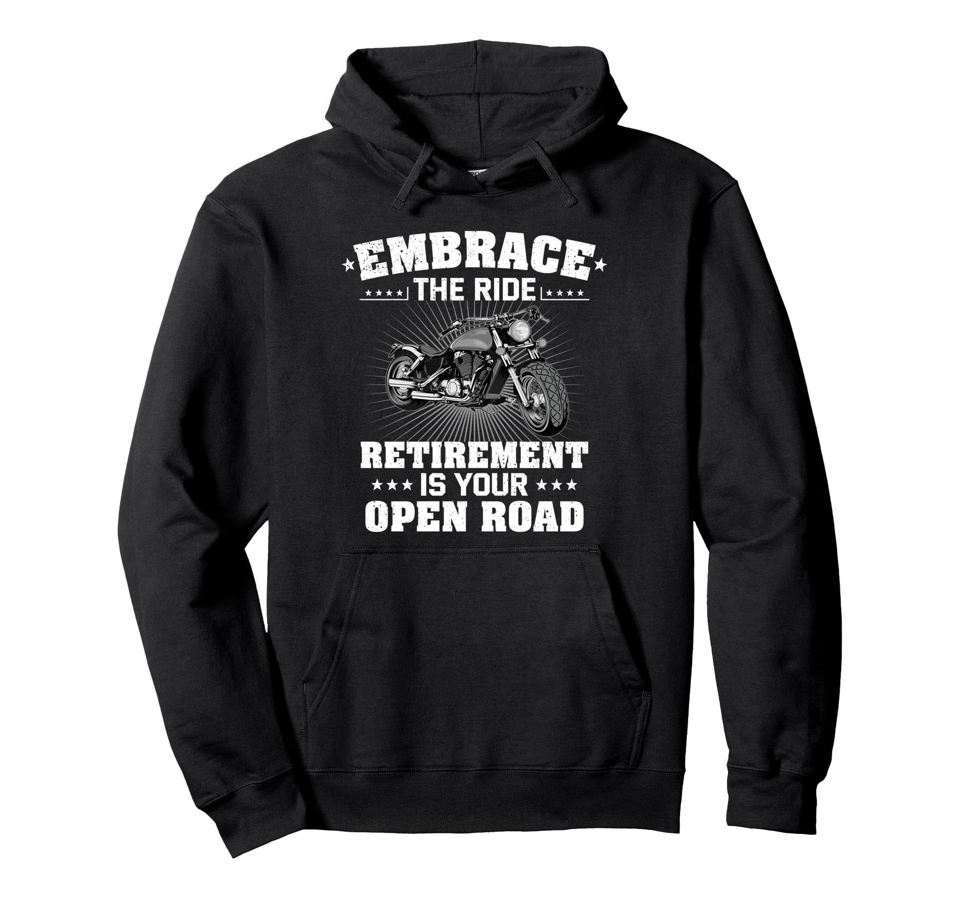 Funny Retirement Motorcycle Rider Hoodie - Casual Everyday Wear Unisex - T-Shirt, Sweatshirt, Hoodie